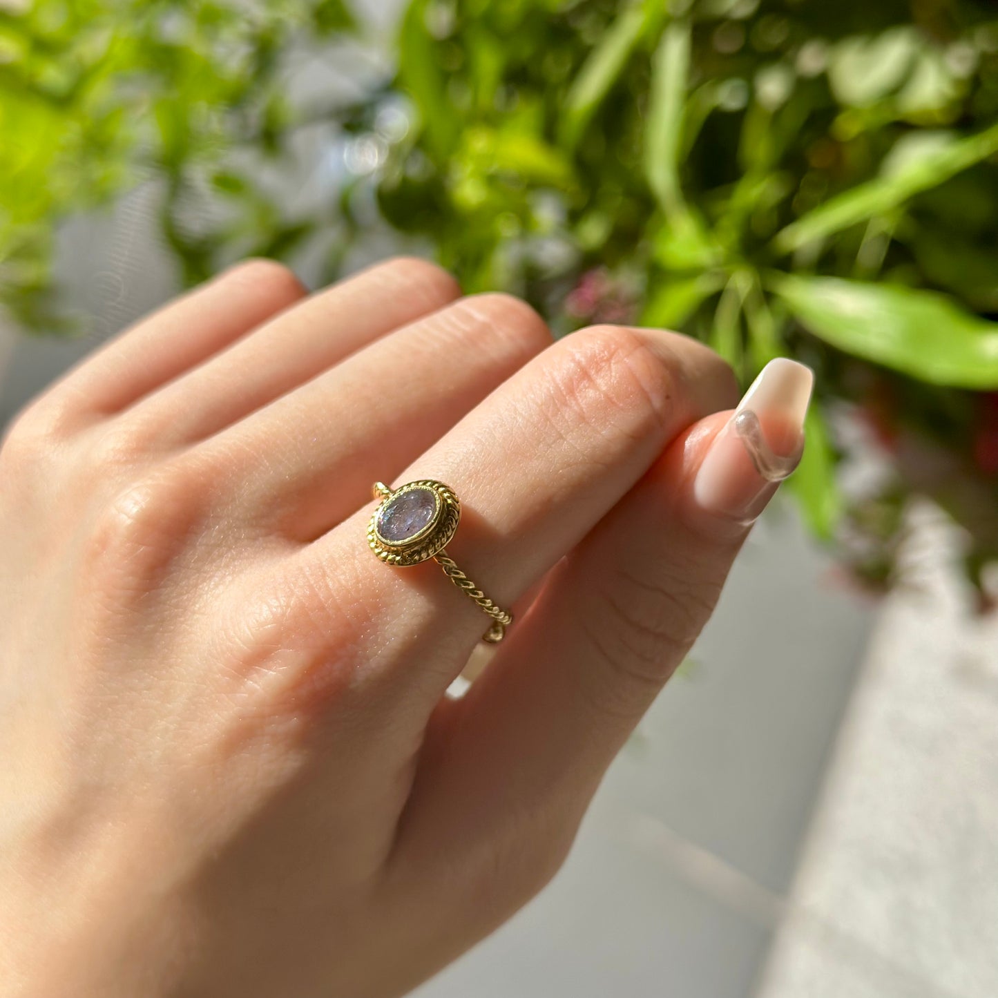 Brass petit ring 12