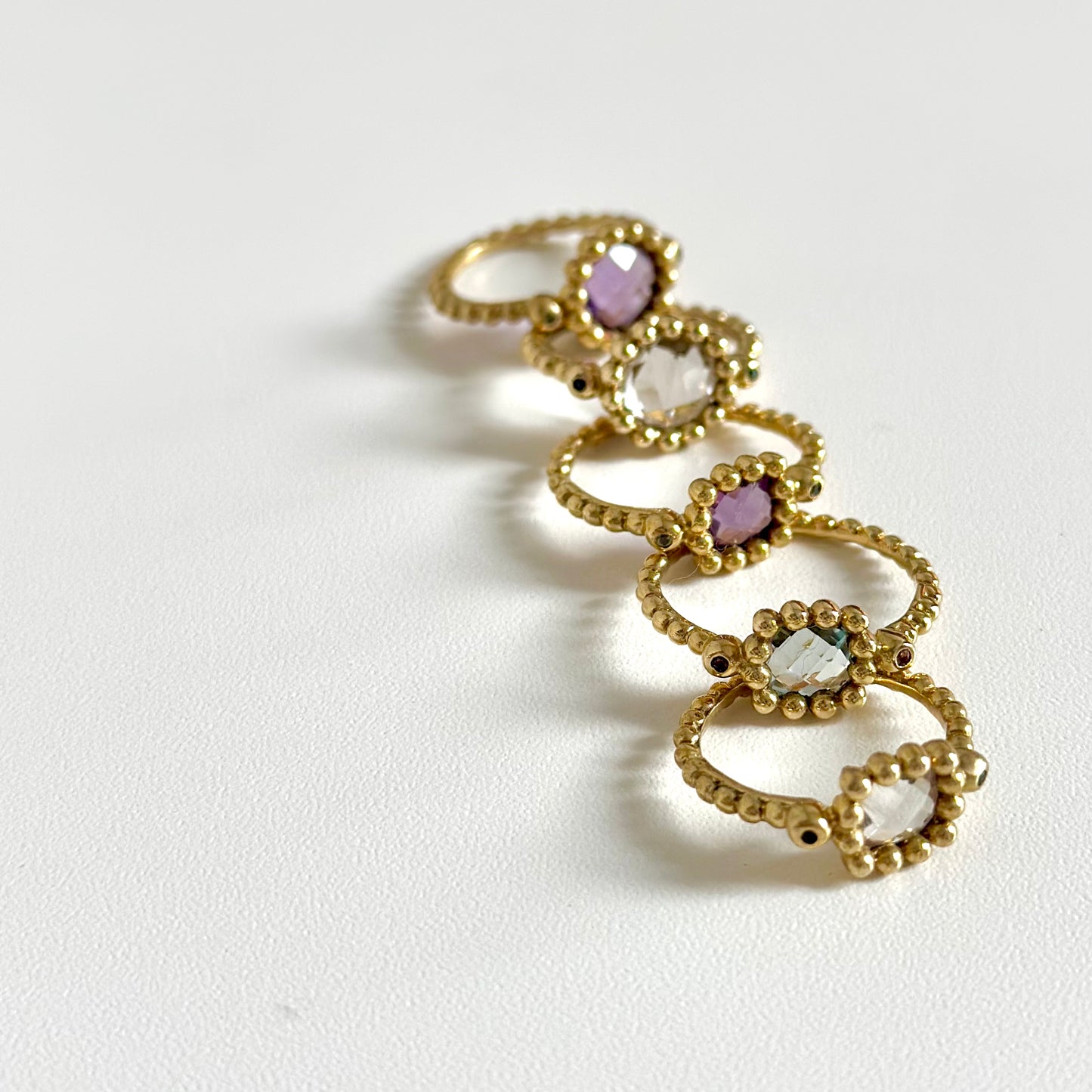 【Bijumam poco】Brass tsubu design ring