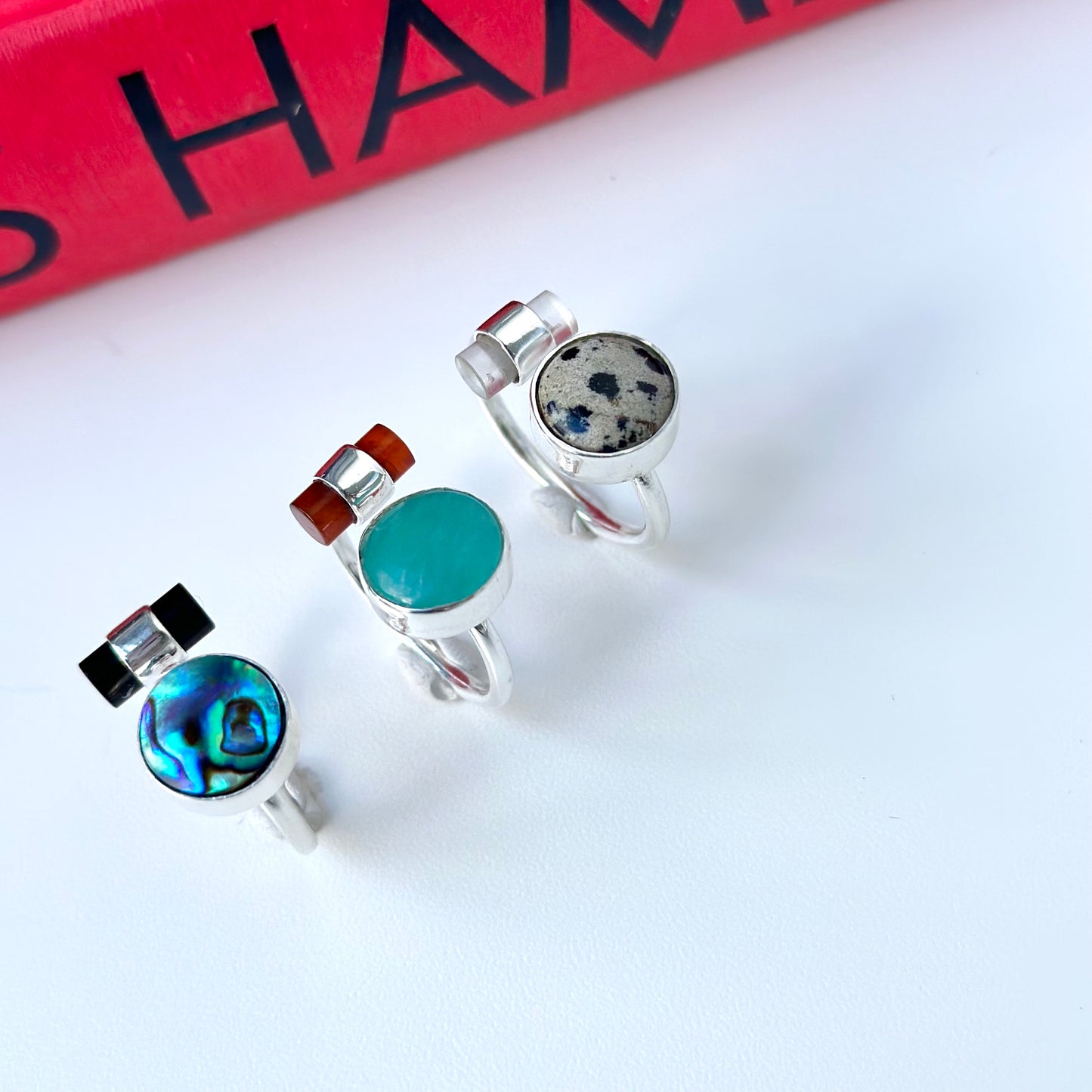 Silver925 2stone ring 6