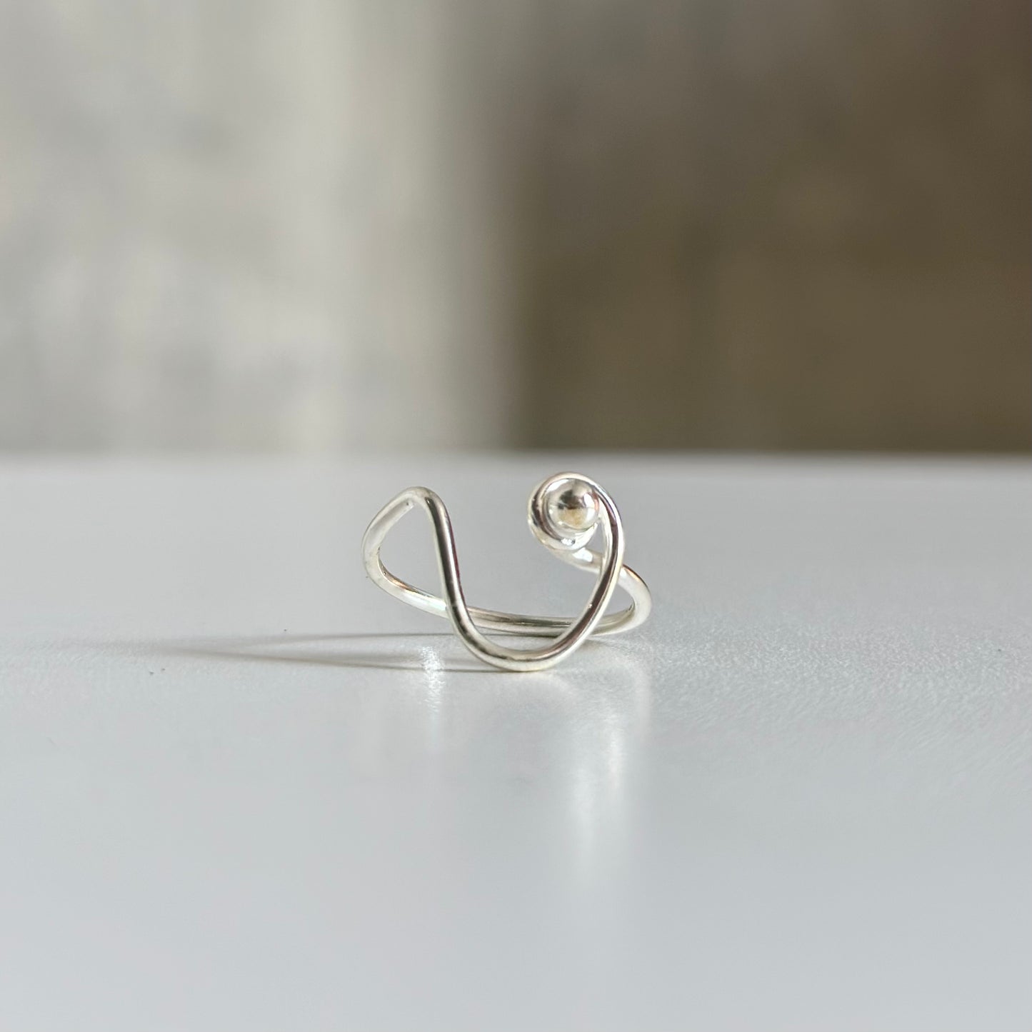 Silver925 plain ring 72
