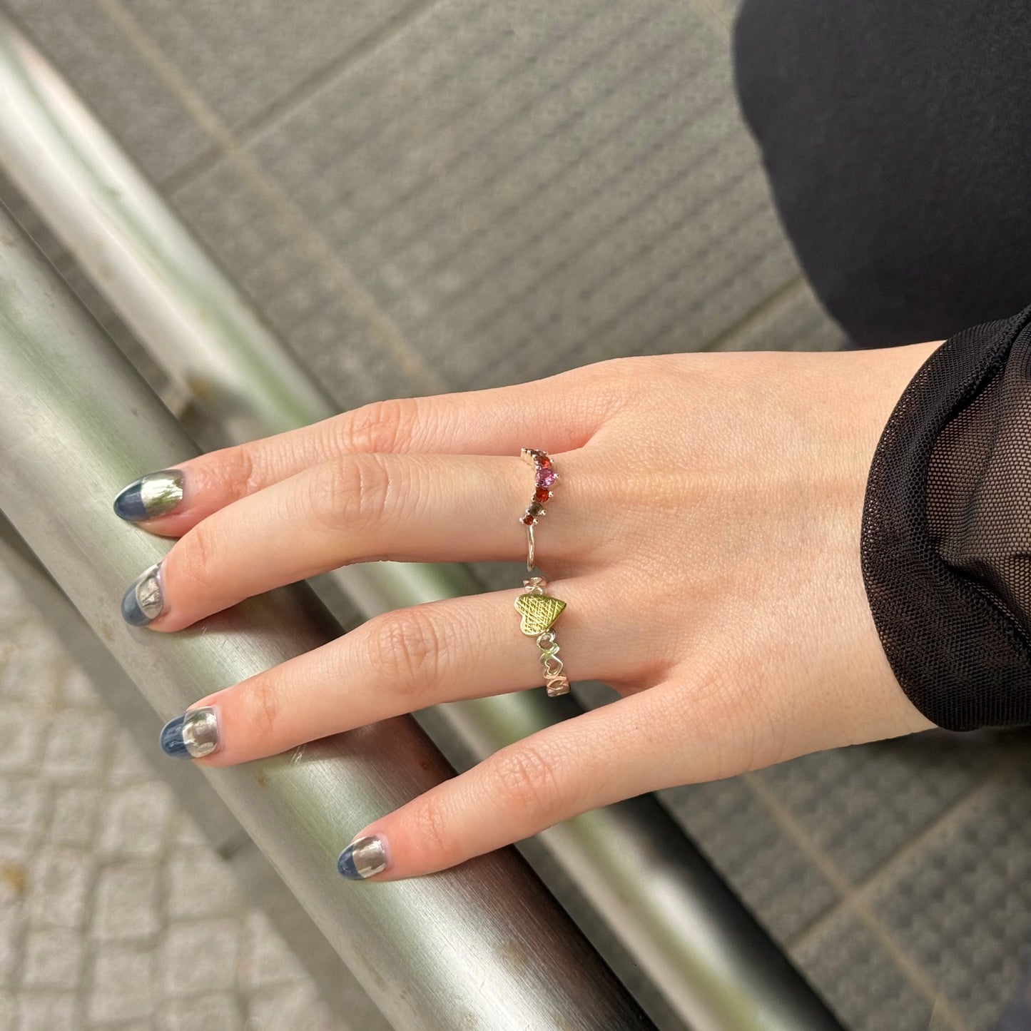Heart plain ring 74