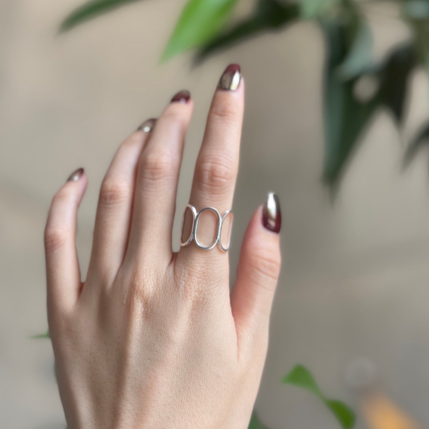 Silver925 plain ring 86
