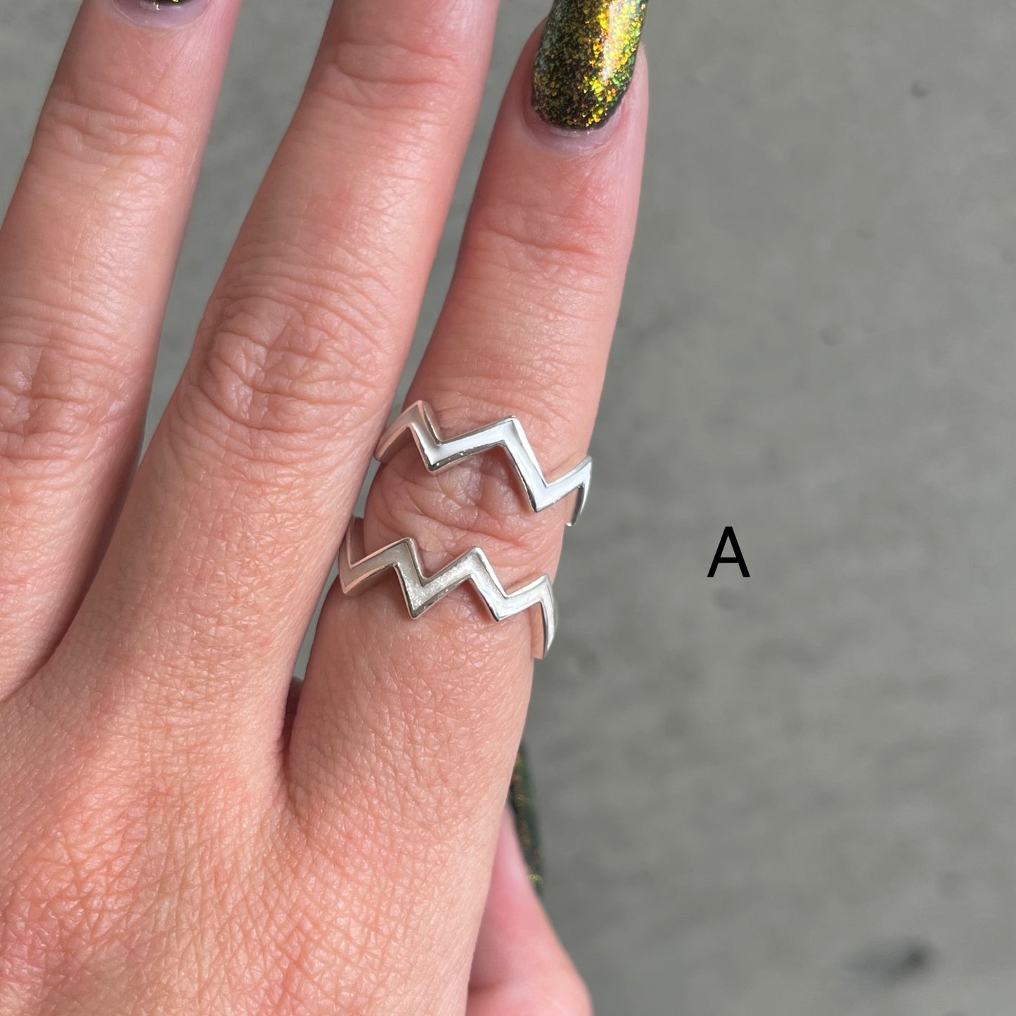 Enamel design ring