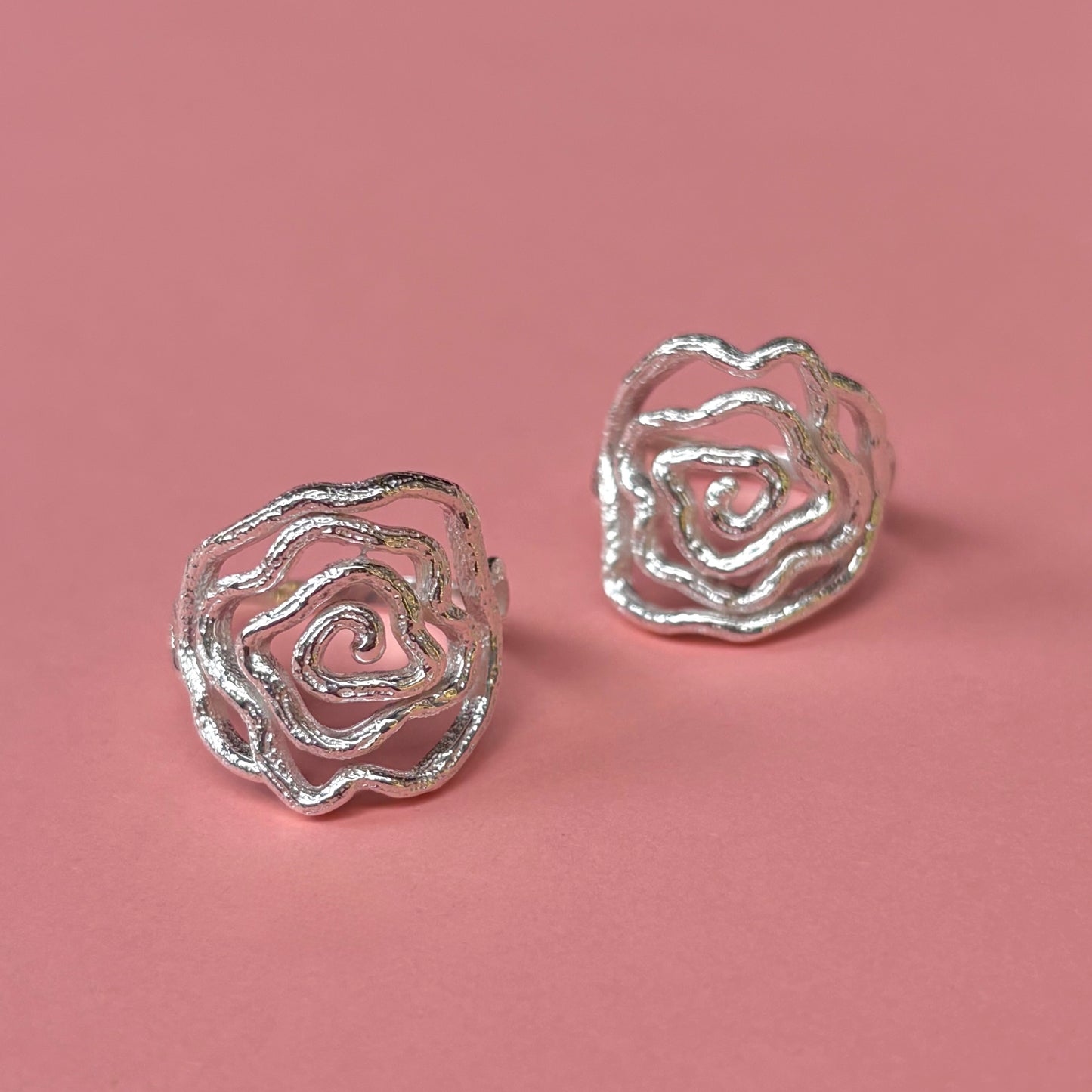 Rose plain ring 2