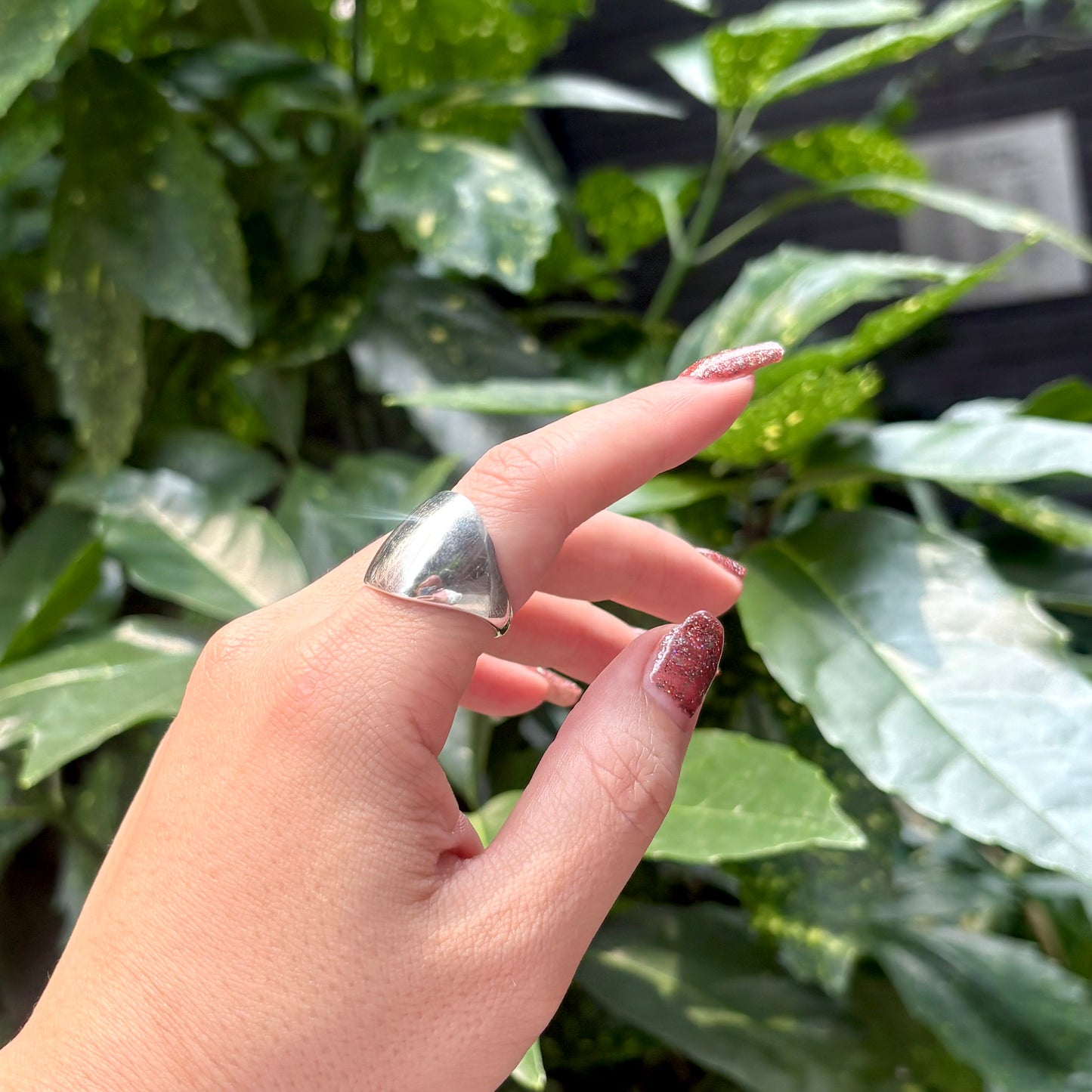 Silver925 plain ring 49