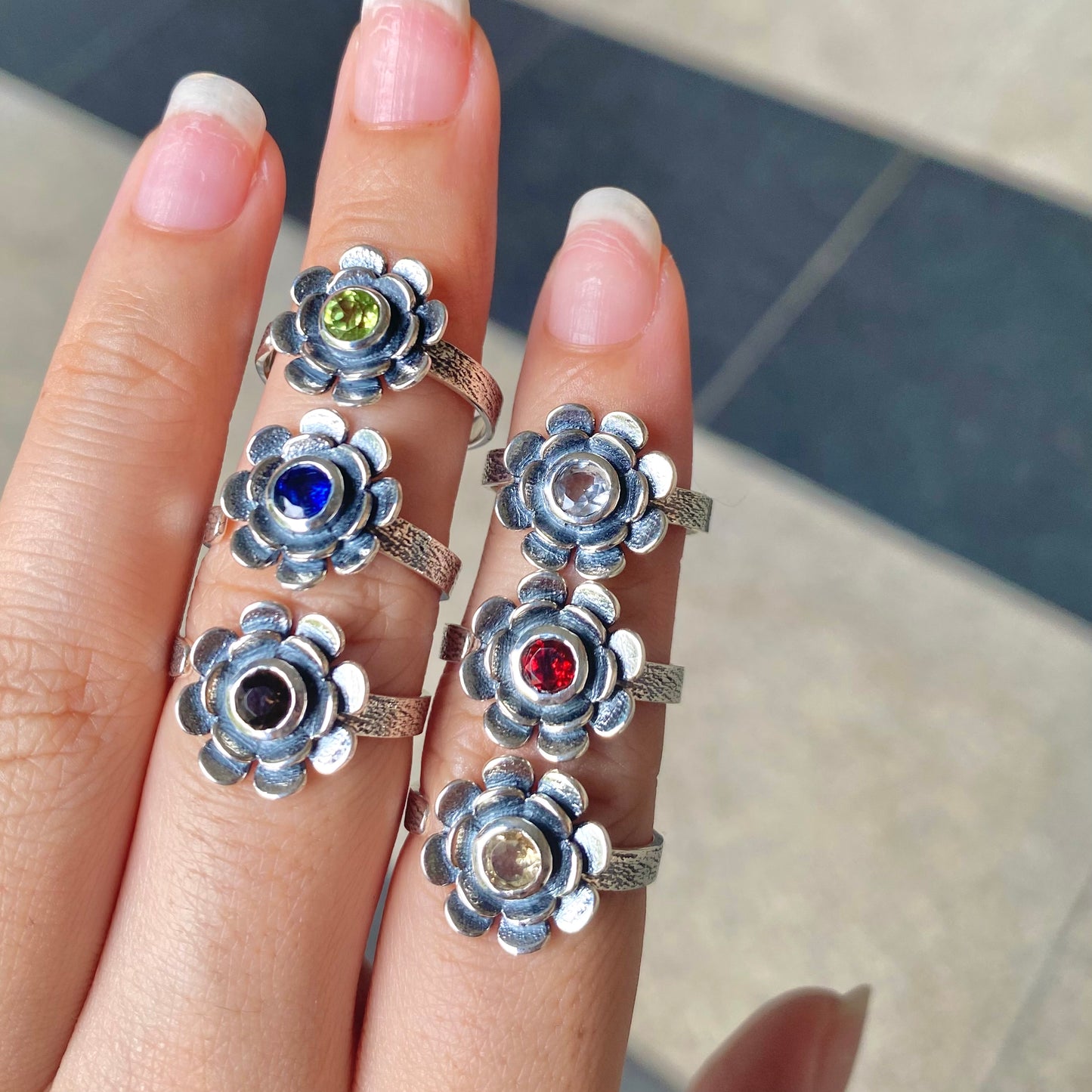 Flower design ring 3