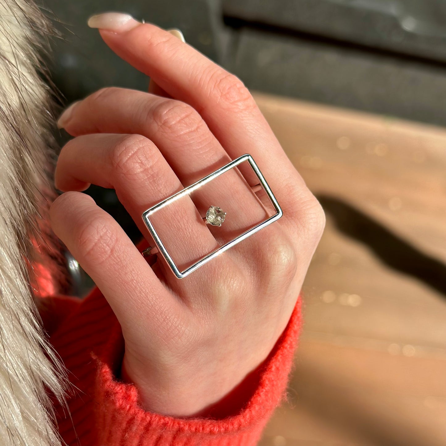 Silver925 2finger ring