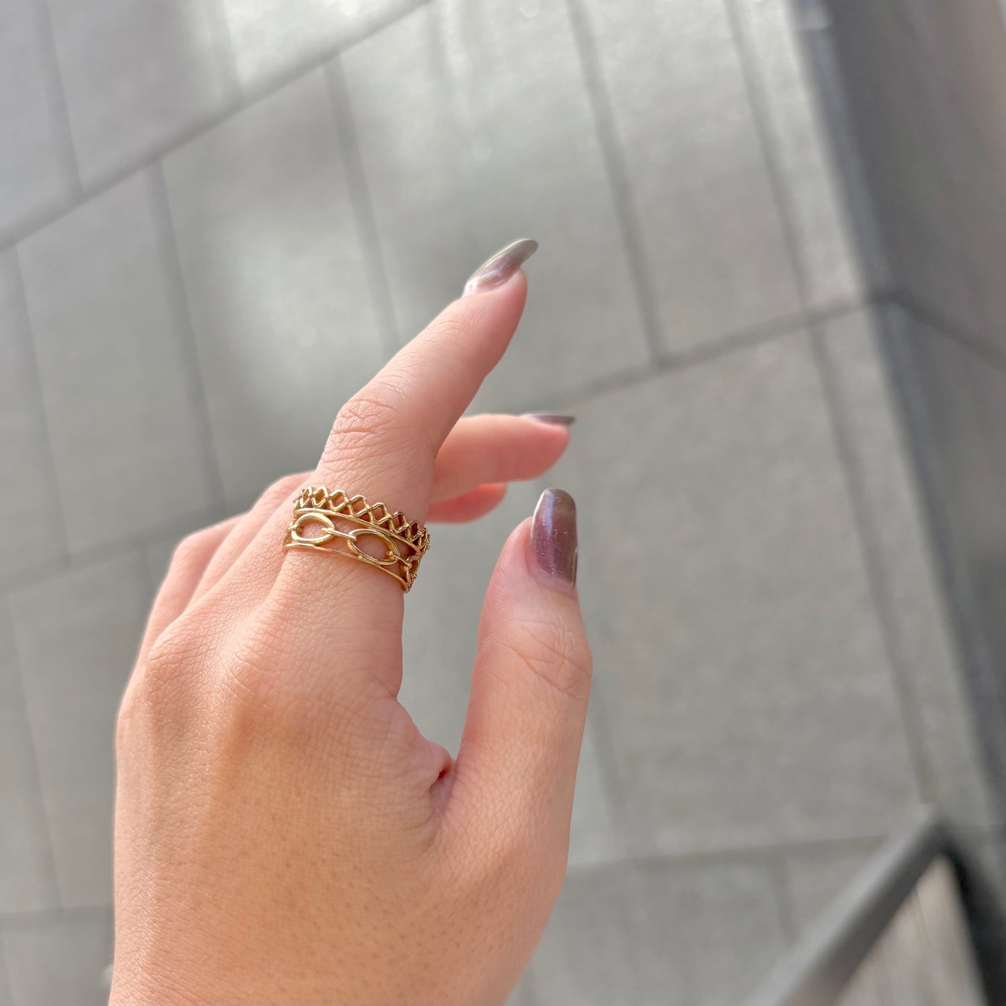 Brass plain ring 26