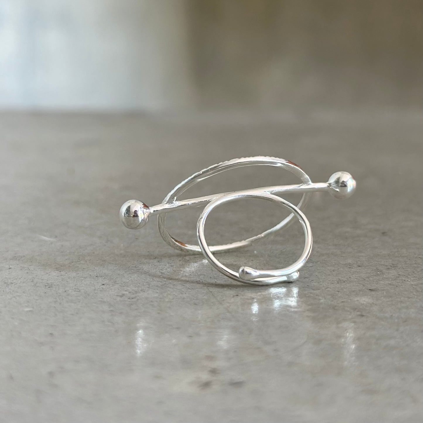 Silver925 plain ring 83