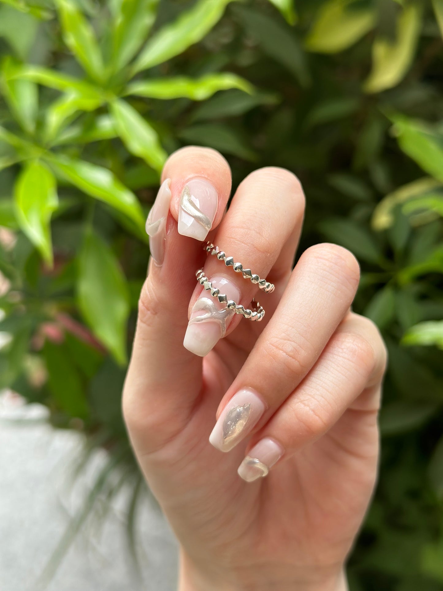 Silver925 plain ring 57