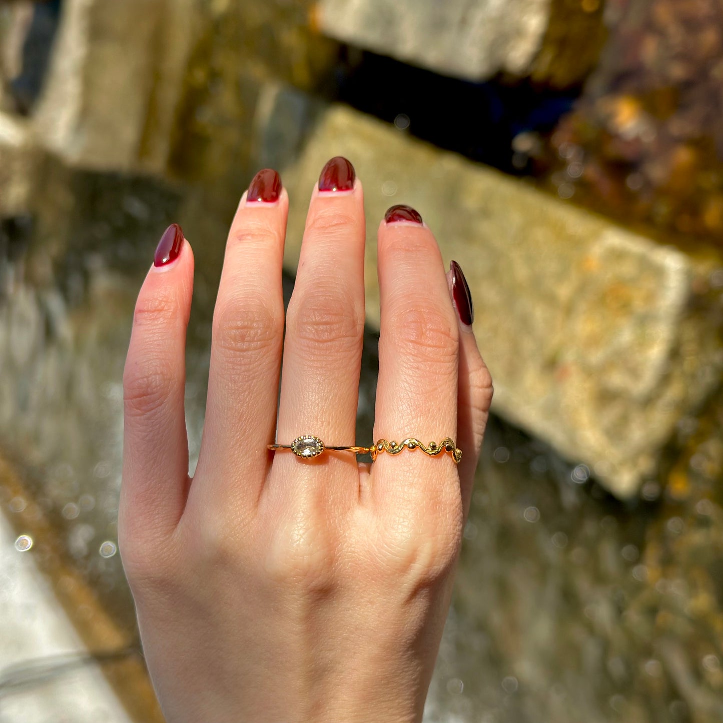 Brass petit ring 50