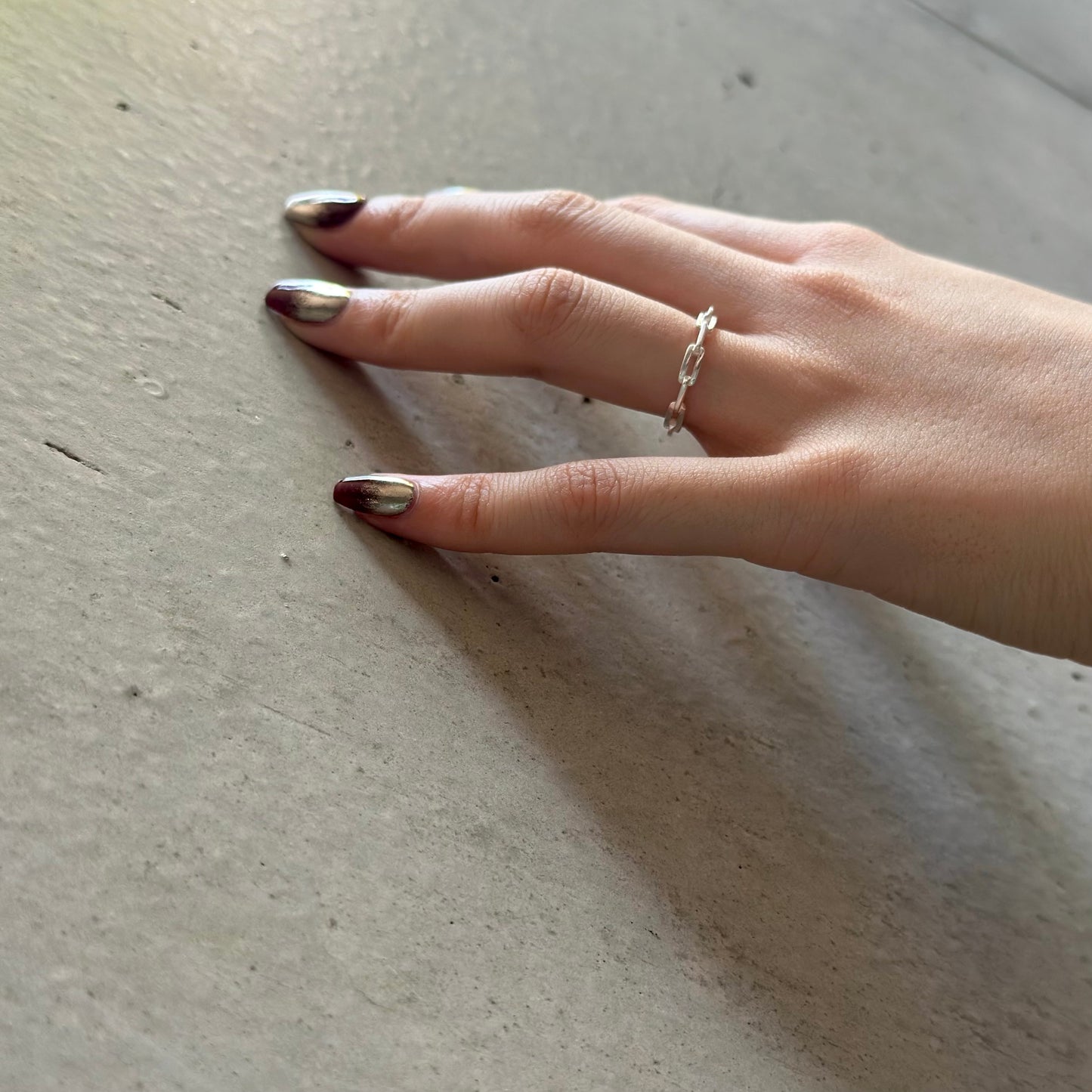 Silver925 plain ring 80