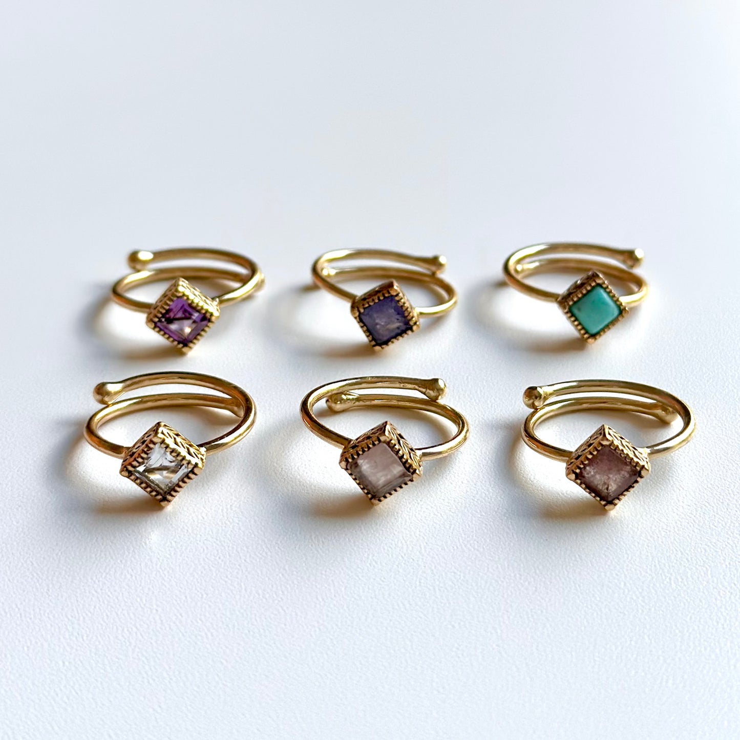 Brass petit ring 8