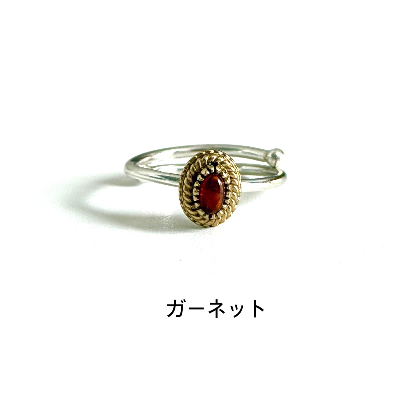 Silver925×Brass petit ring 3