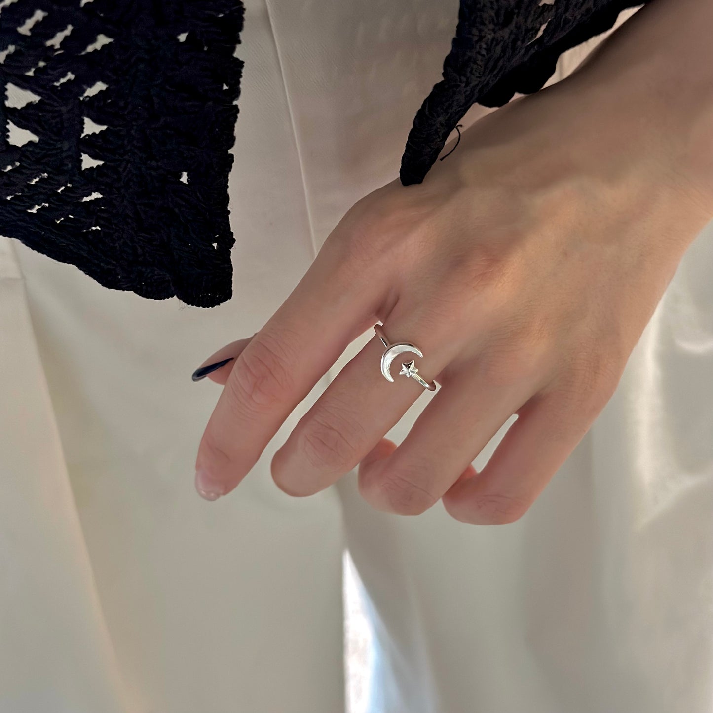 Moon&Star plain ring