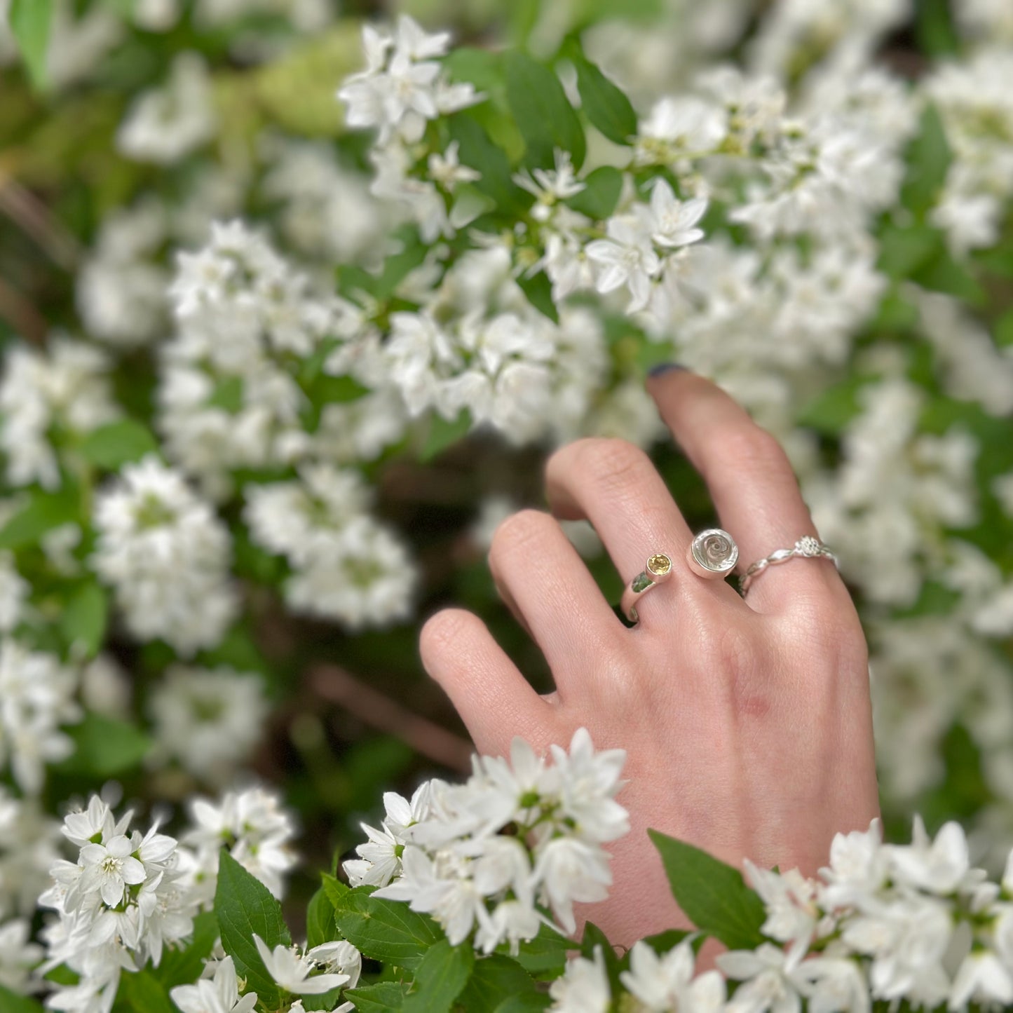 Rose design ring