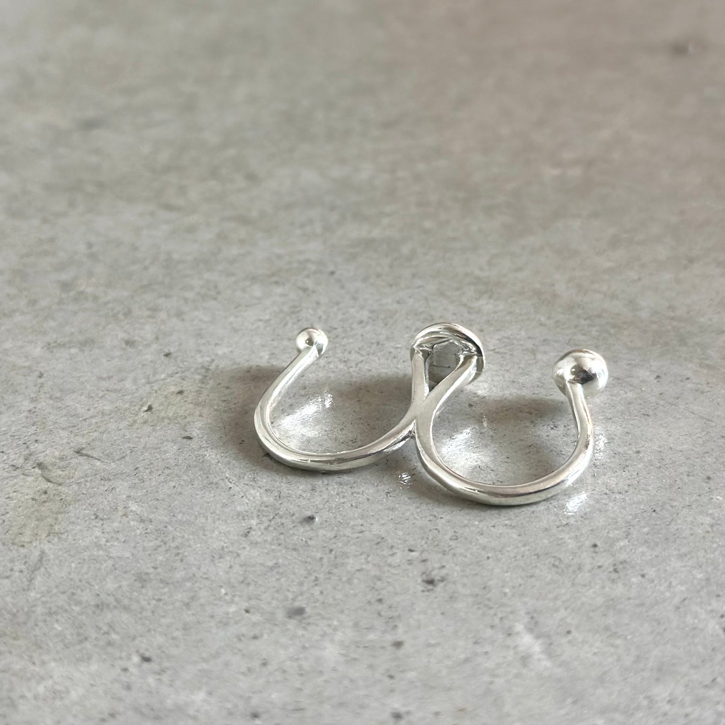Silver925 2finger ring 3