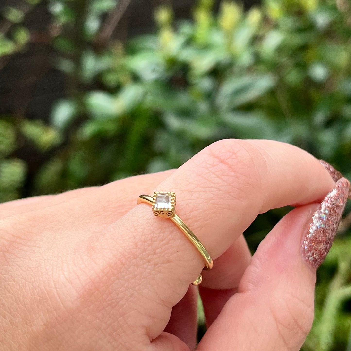 Brass petit ring 68