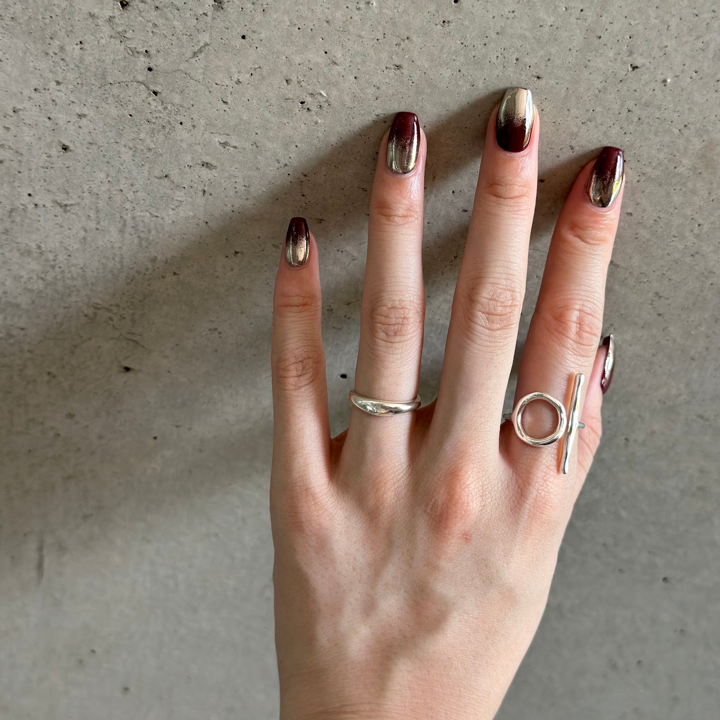 Silver925 plain ring 81