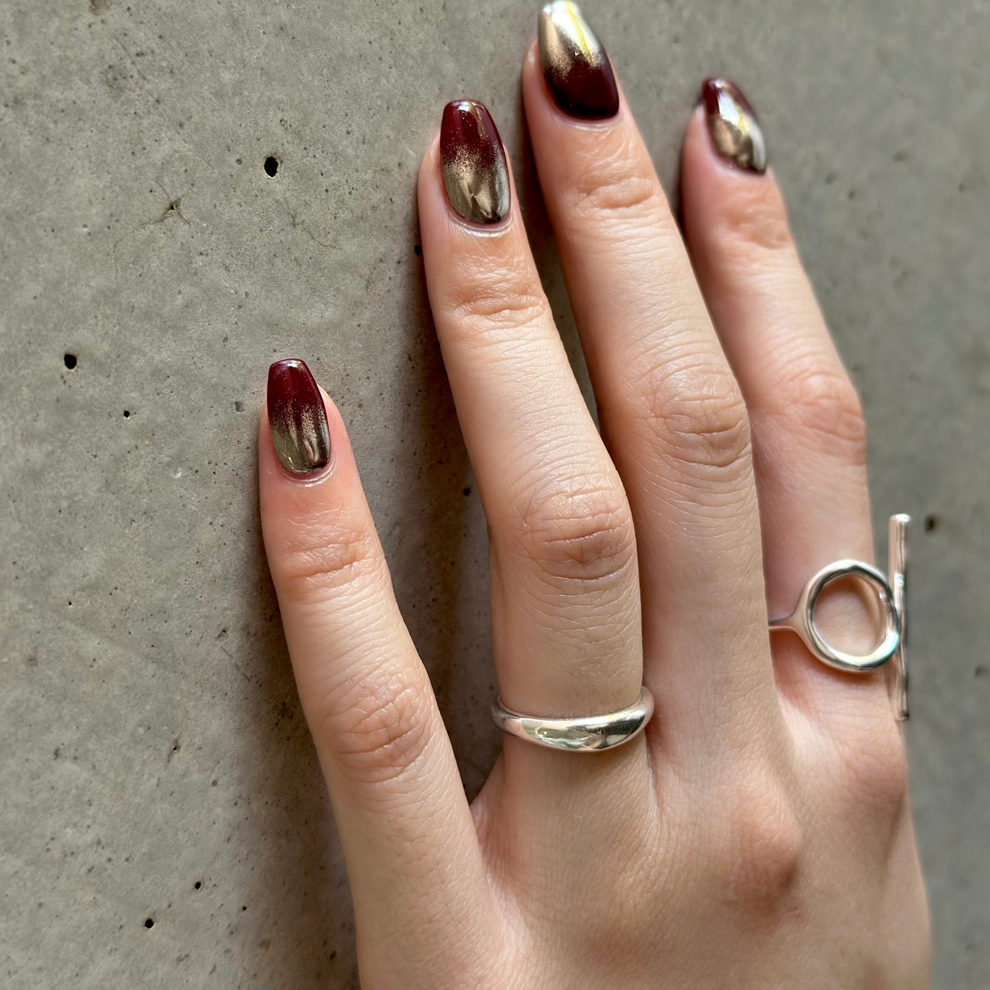 Silver925 plain ring 81
