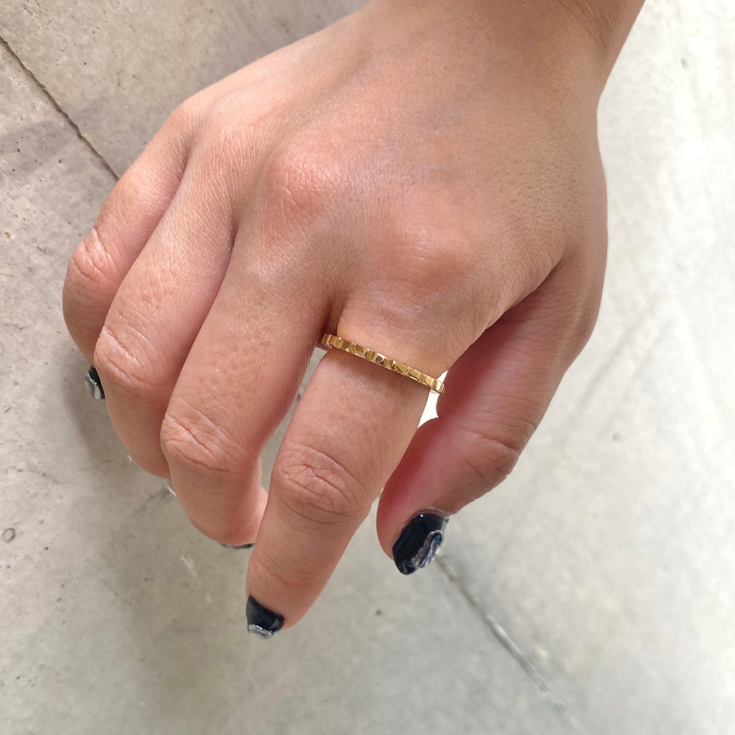 Brass plain ring 18