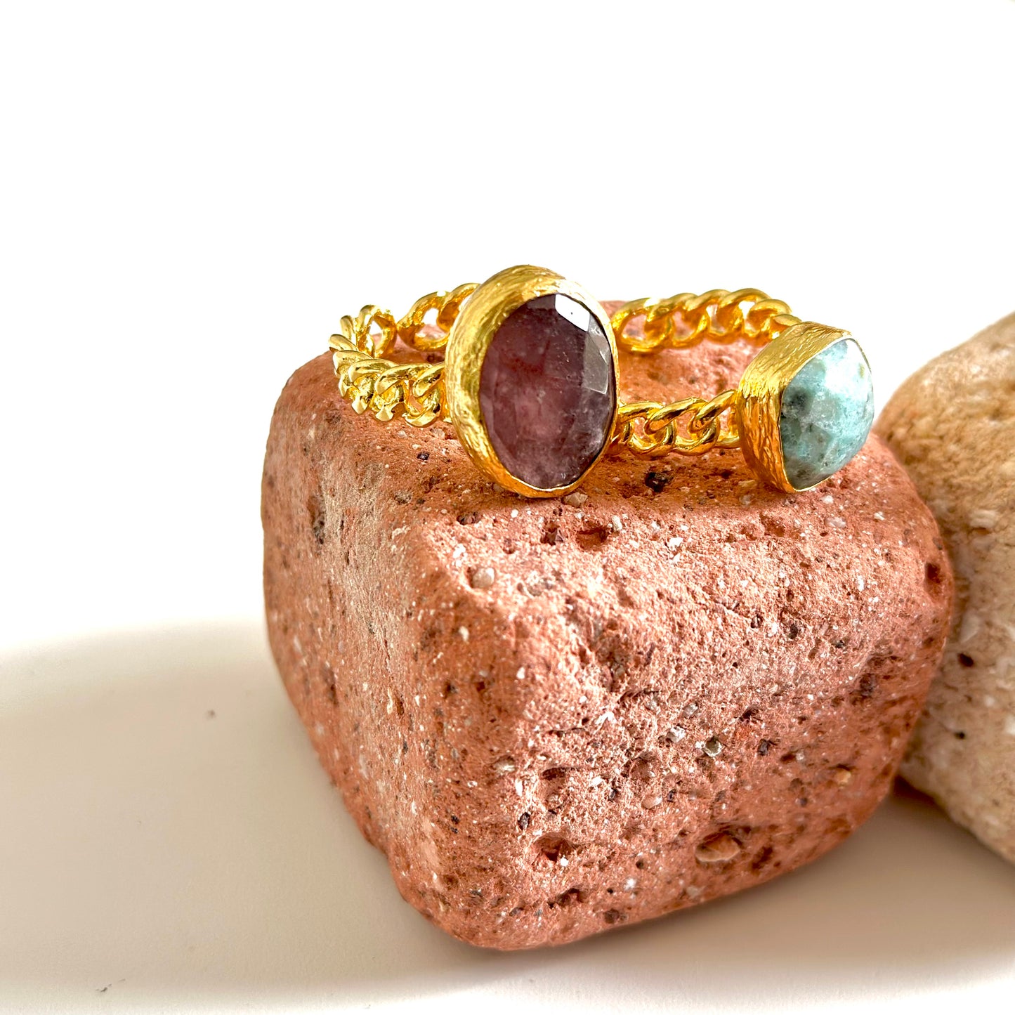 Brass design ring 3