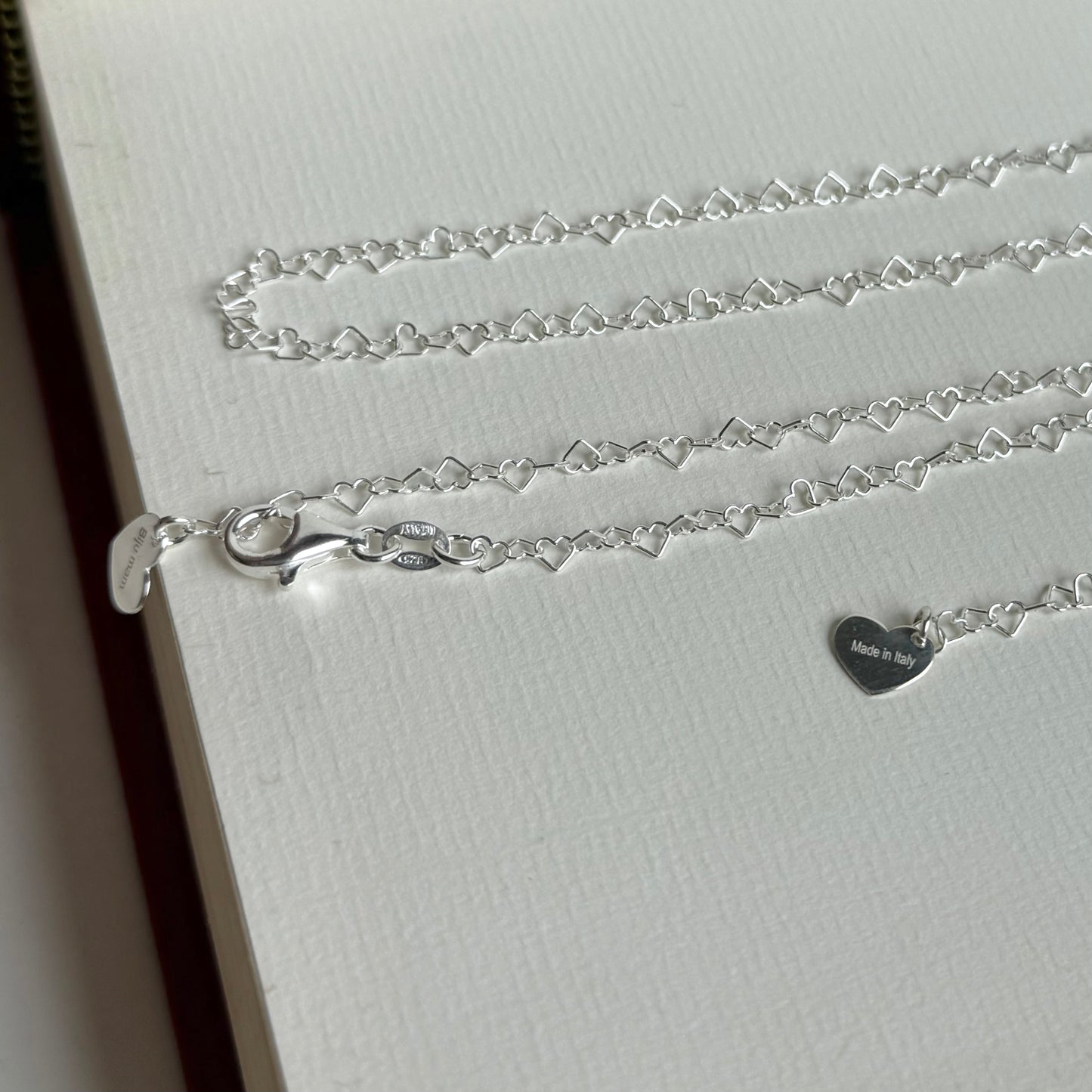 Italian chain necklace〈Heart〉1