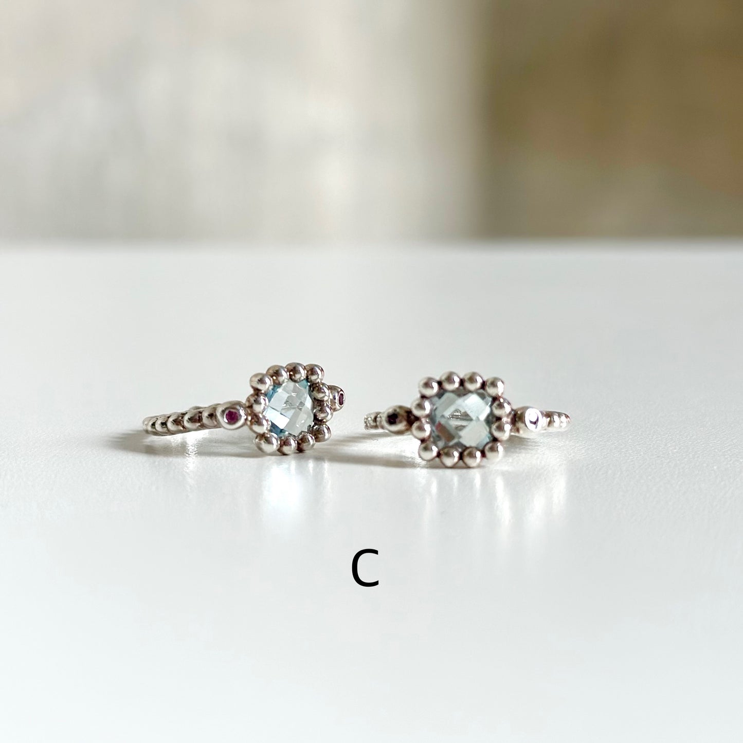 【Bijumam poco】Silver925 tsubu design ring
