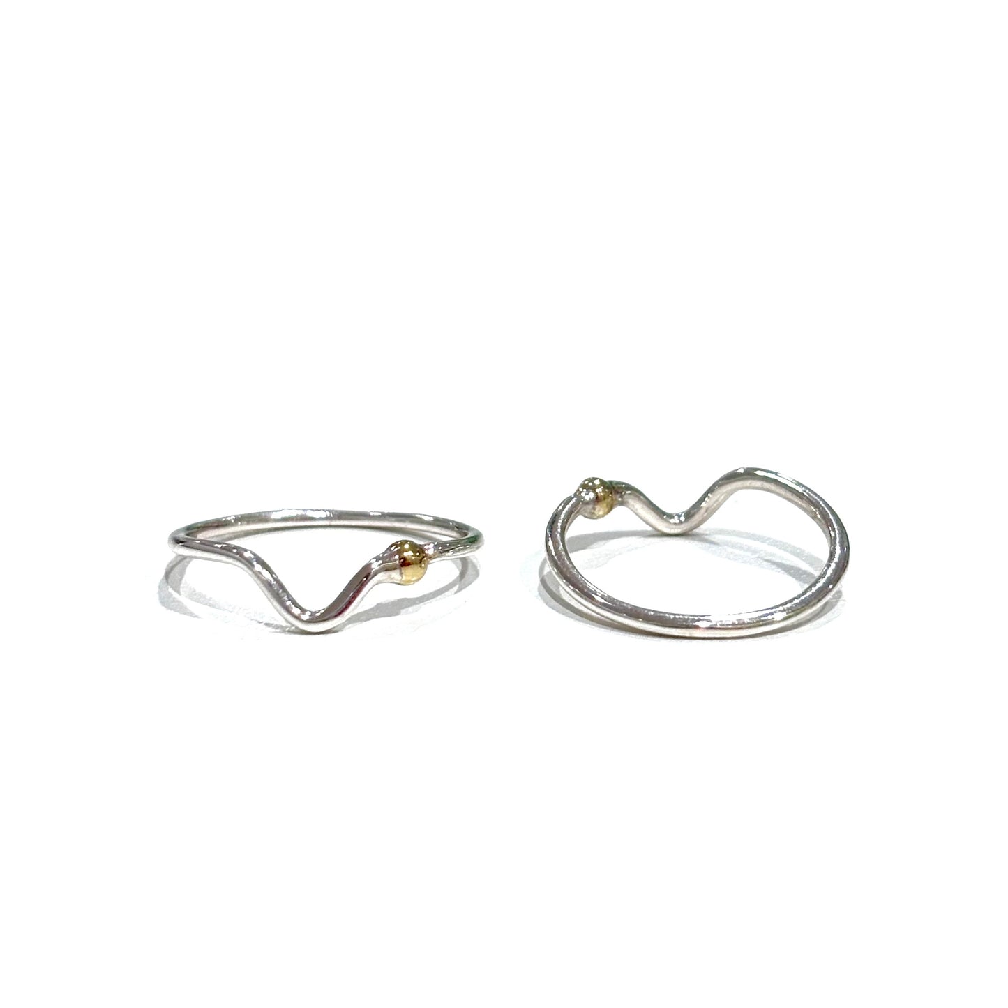 Silver925×Brass plain ring 29