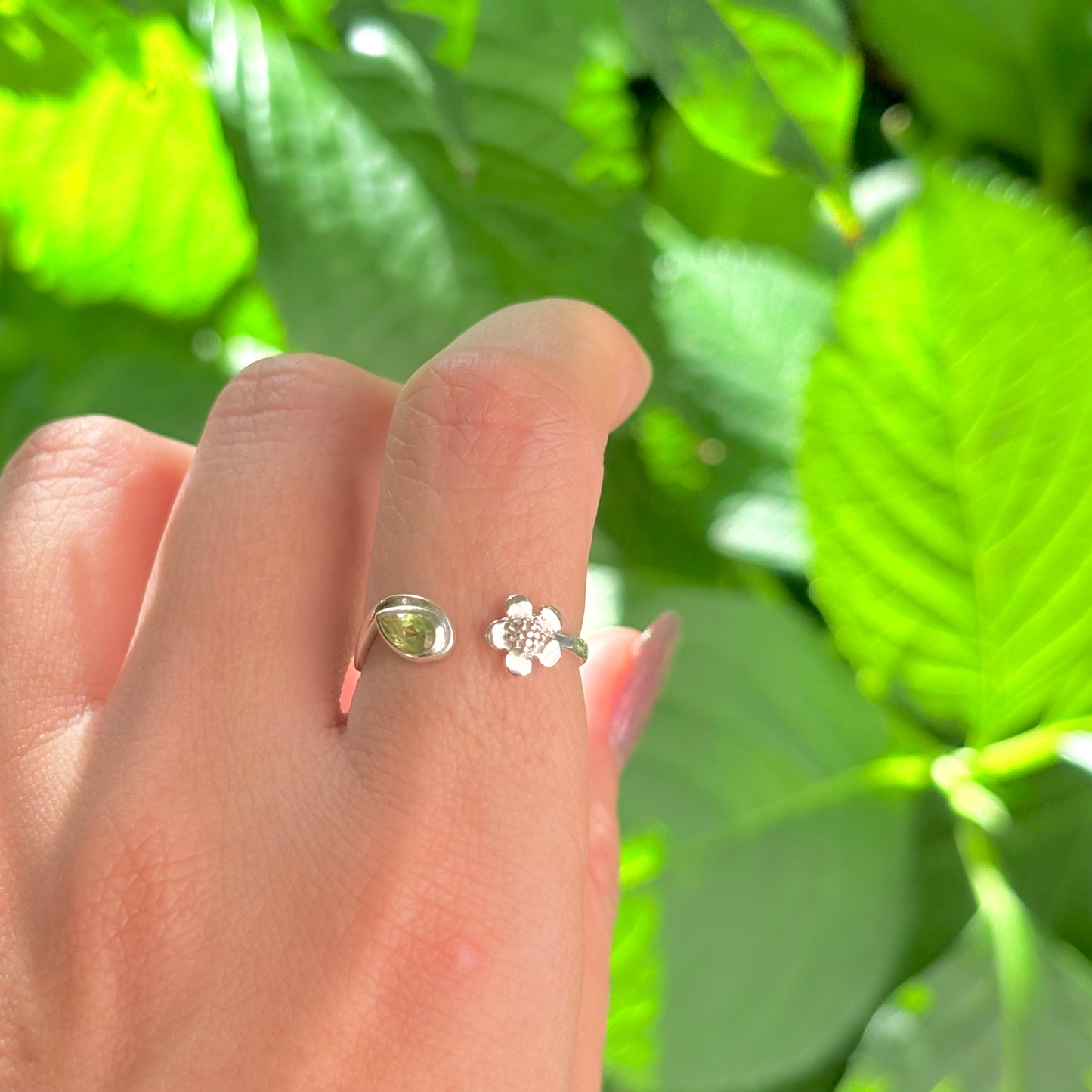 Flower design ring 15