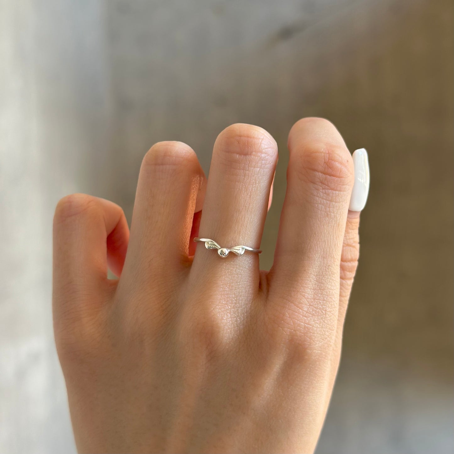 Silver925 plain ring 76