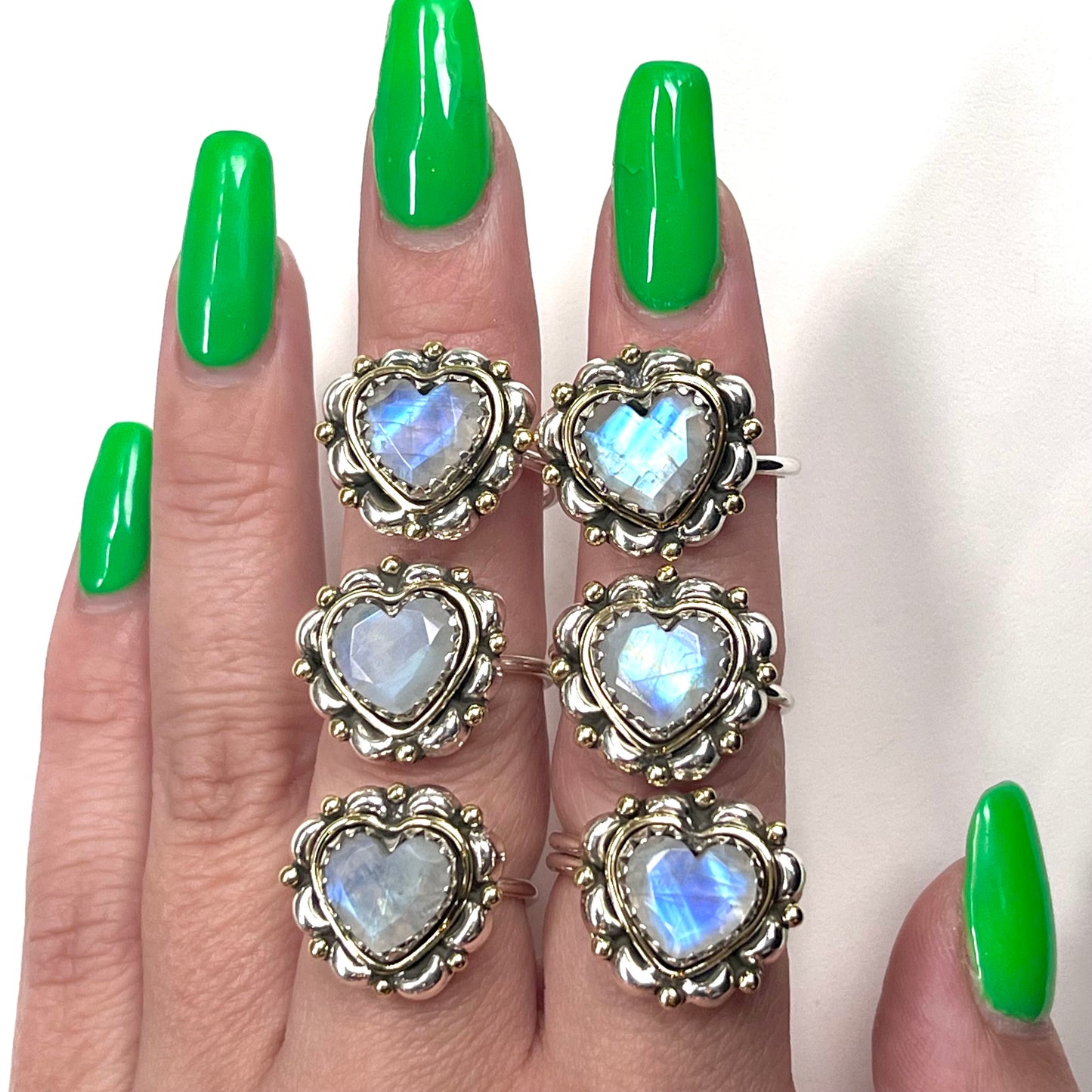 Heart ring 7
