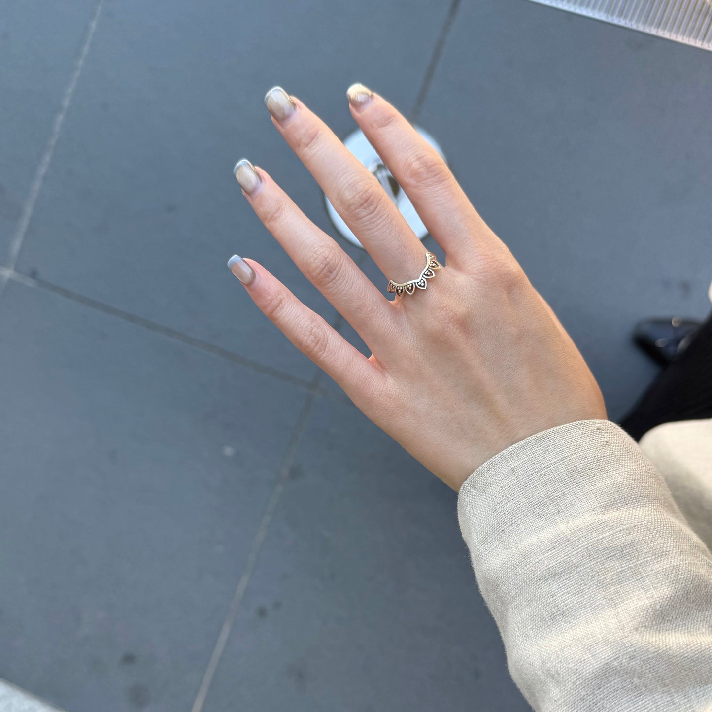 Silver925 plain ring 11