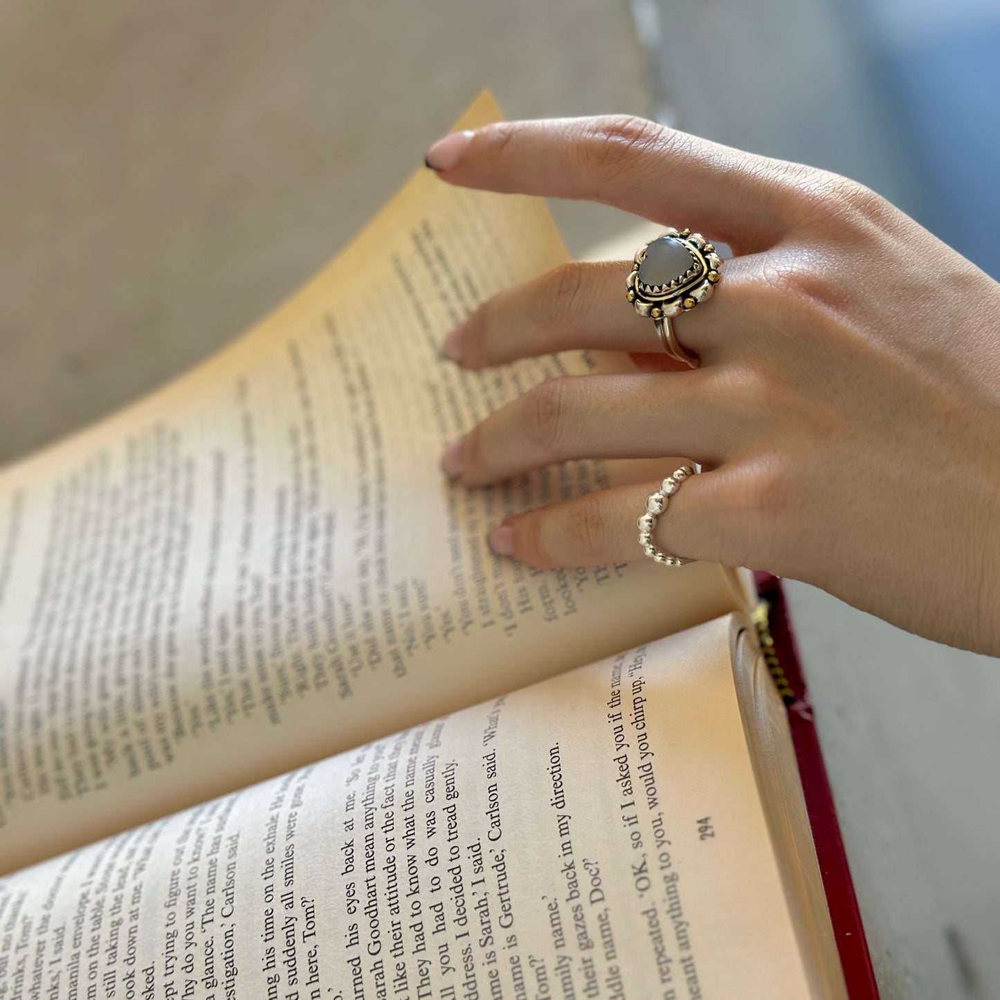 Silver925 plain ring 73