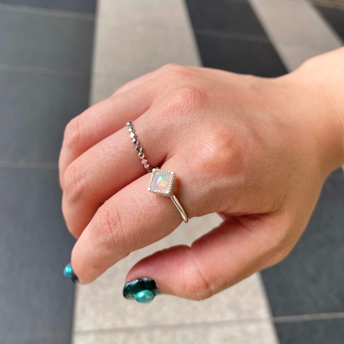 Silver925 petit ring 8