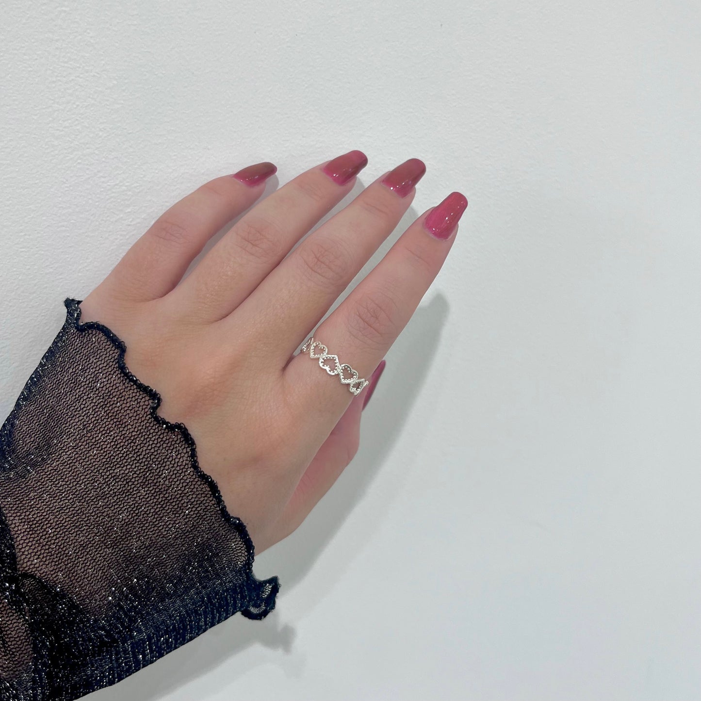 Heart plain ring 45