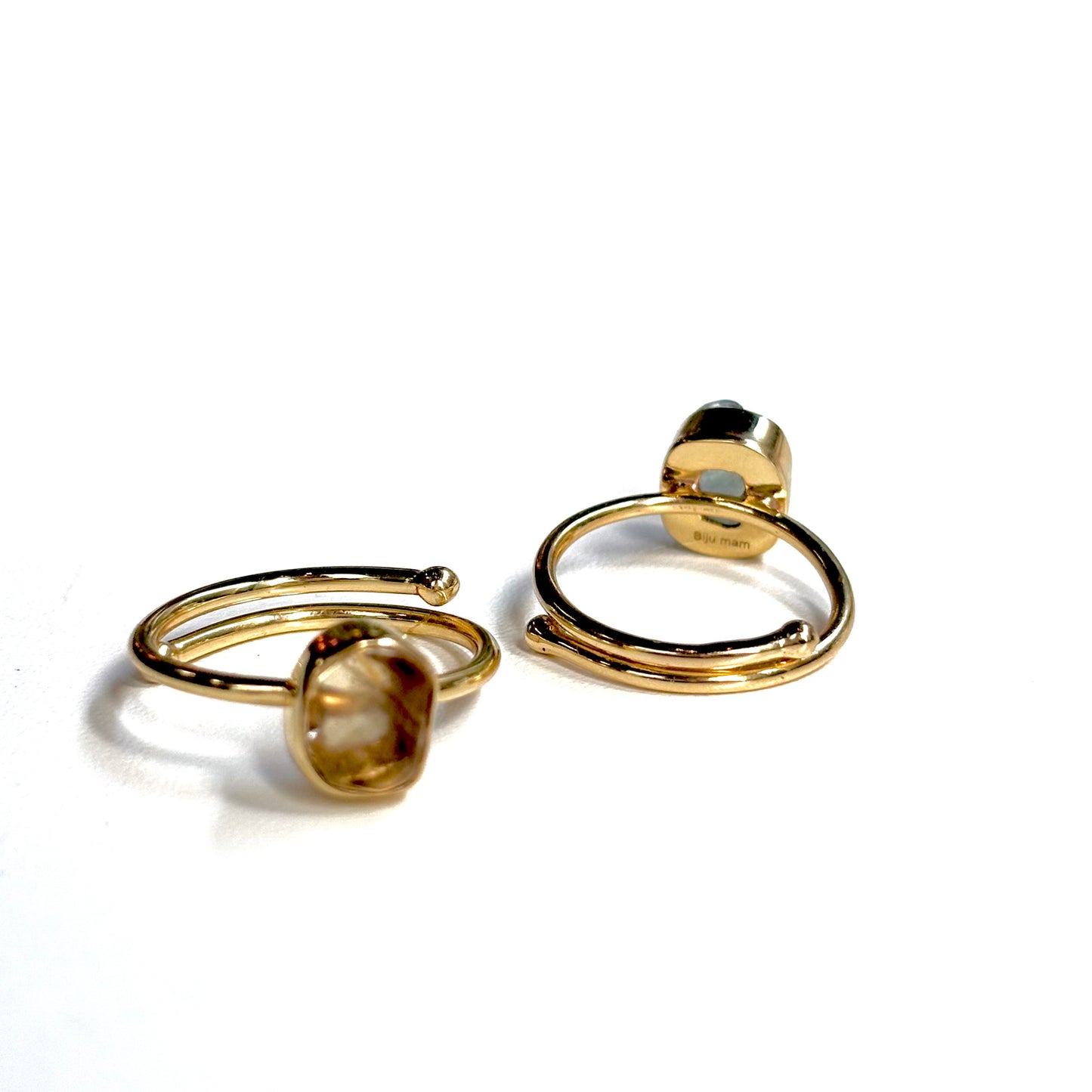 Brass roughcut ring