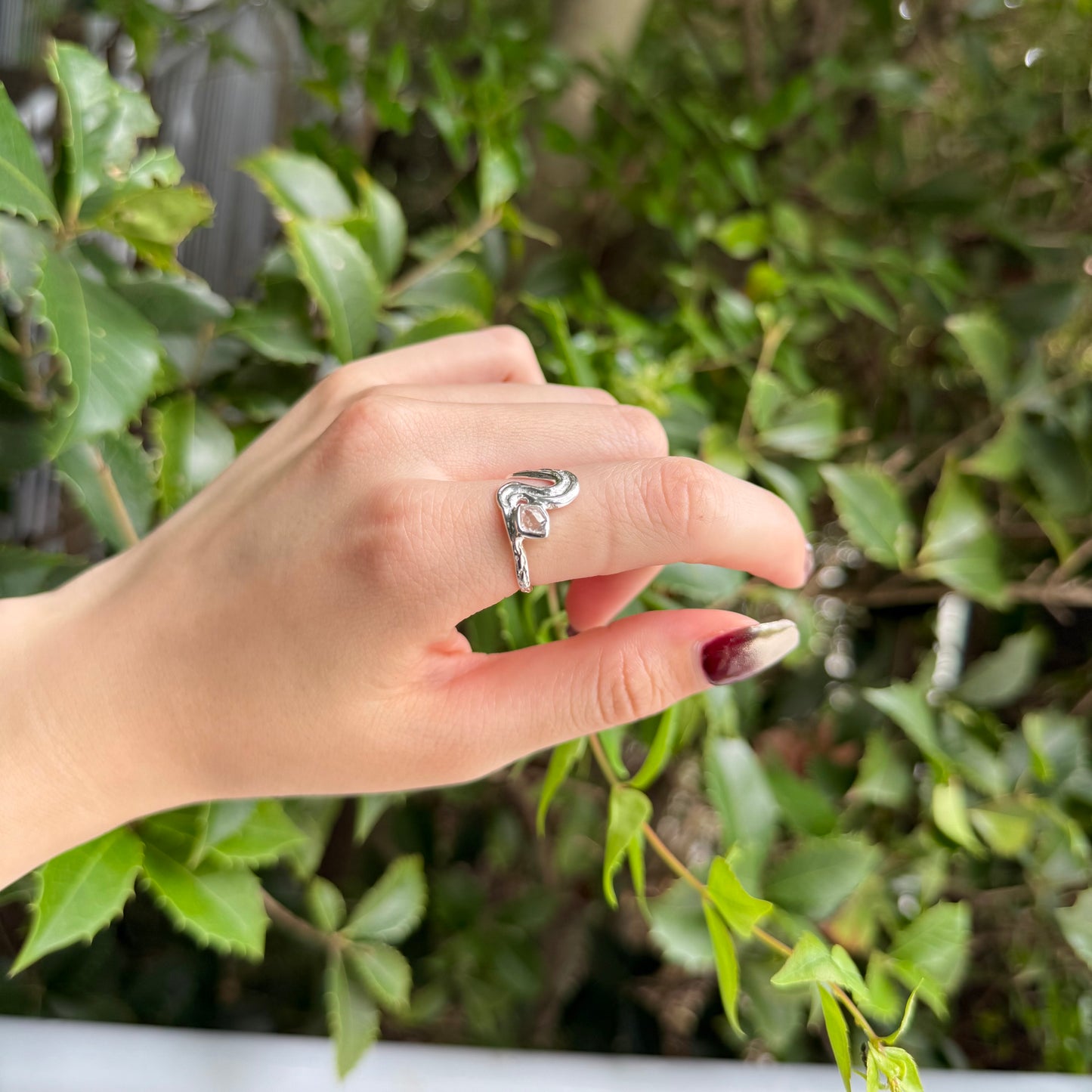 Herkimer diamond ring 3
