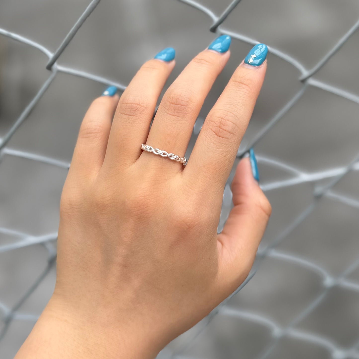Star plain ring 9
