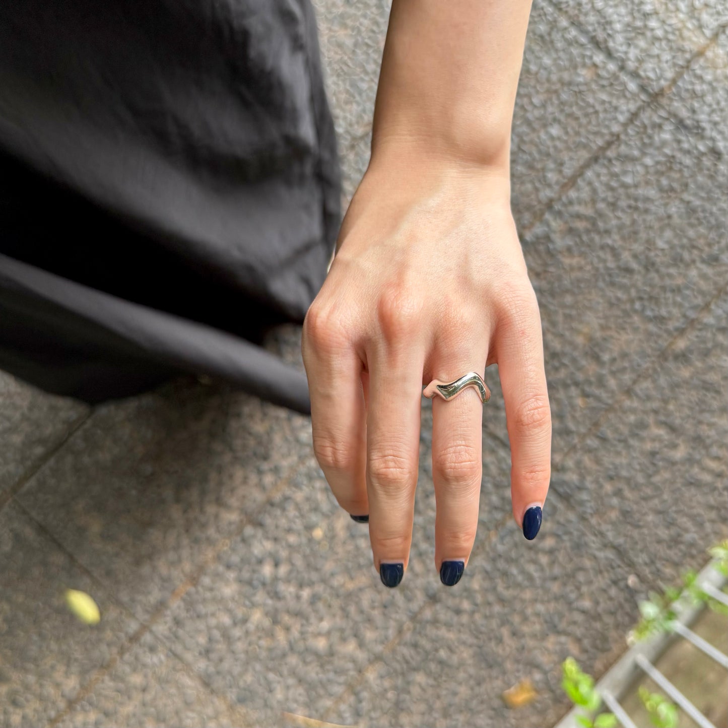 Silver925 plain ring 34
