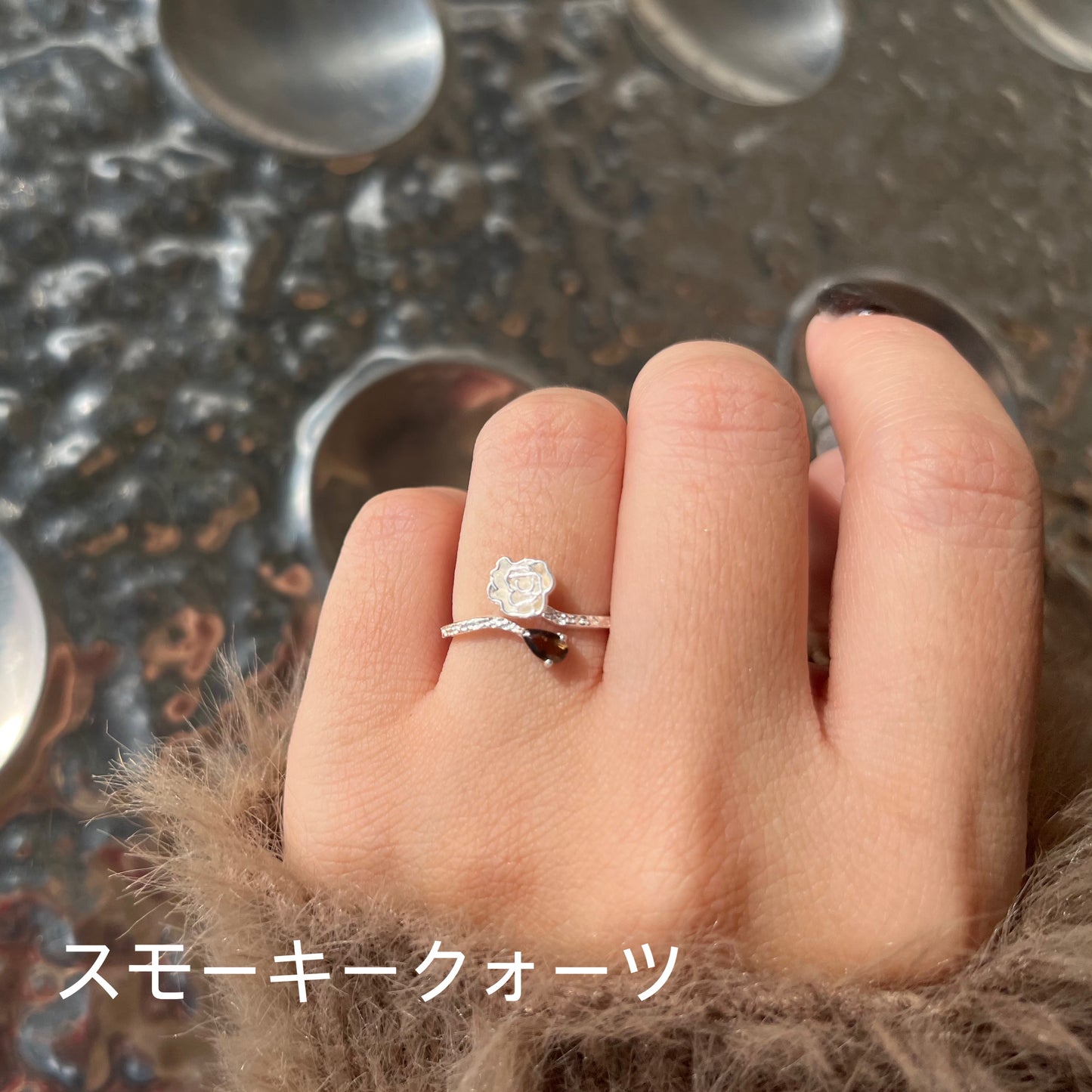 Rose design ring