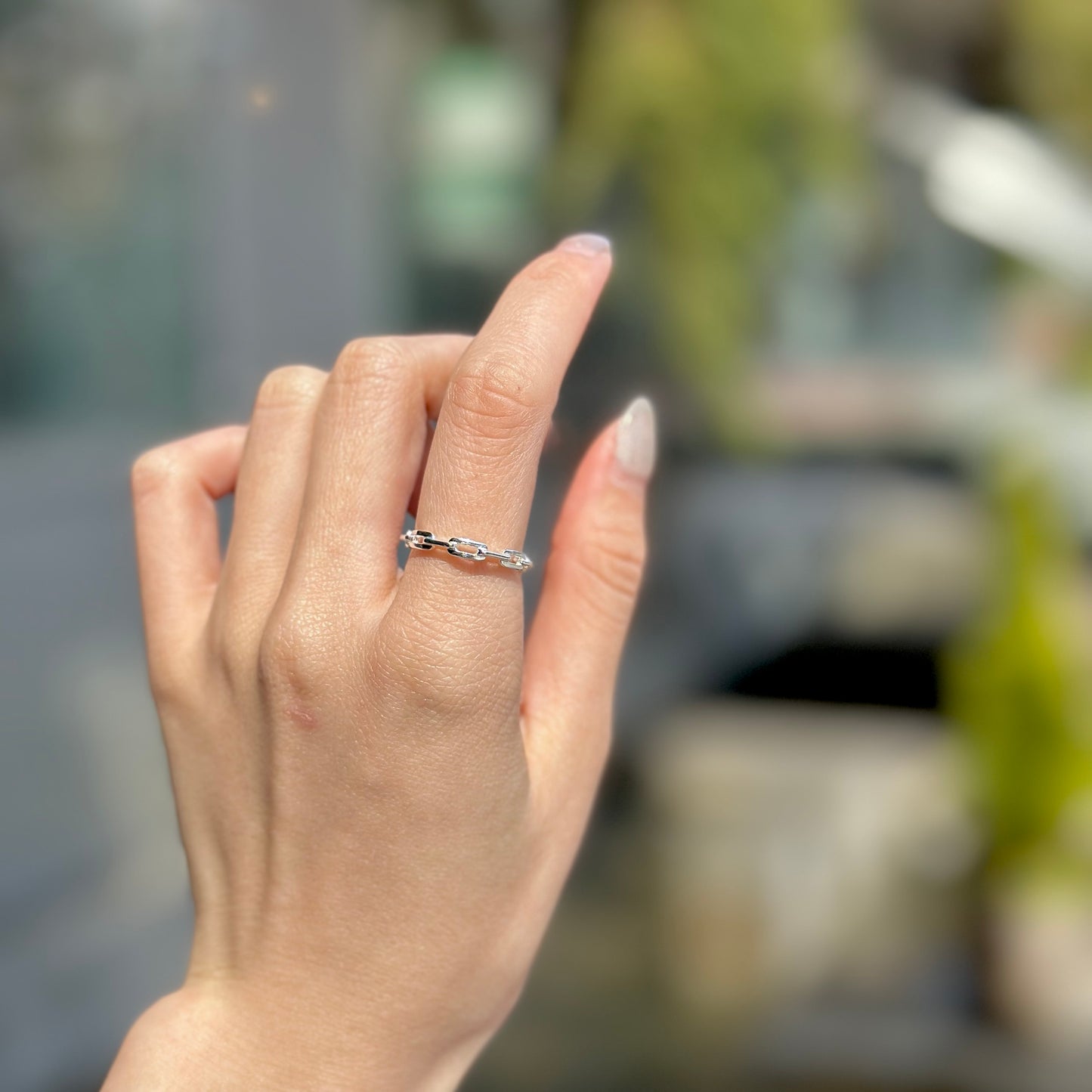 Silver925 plain ring 3