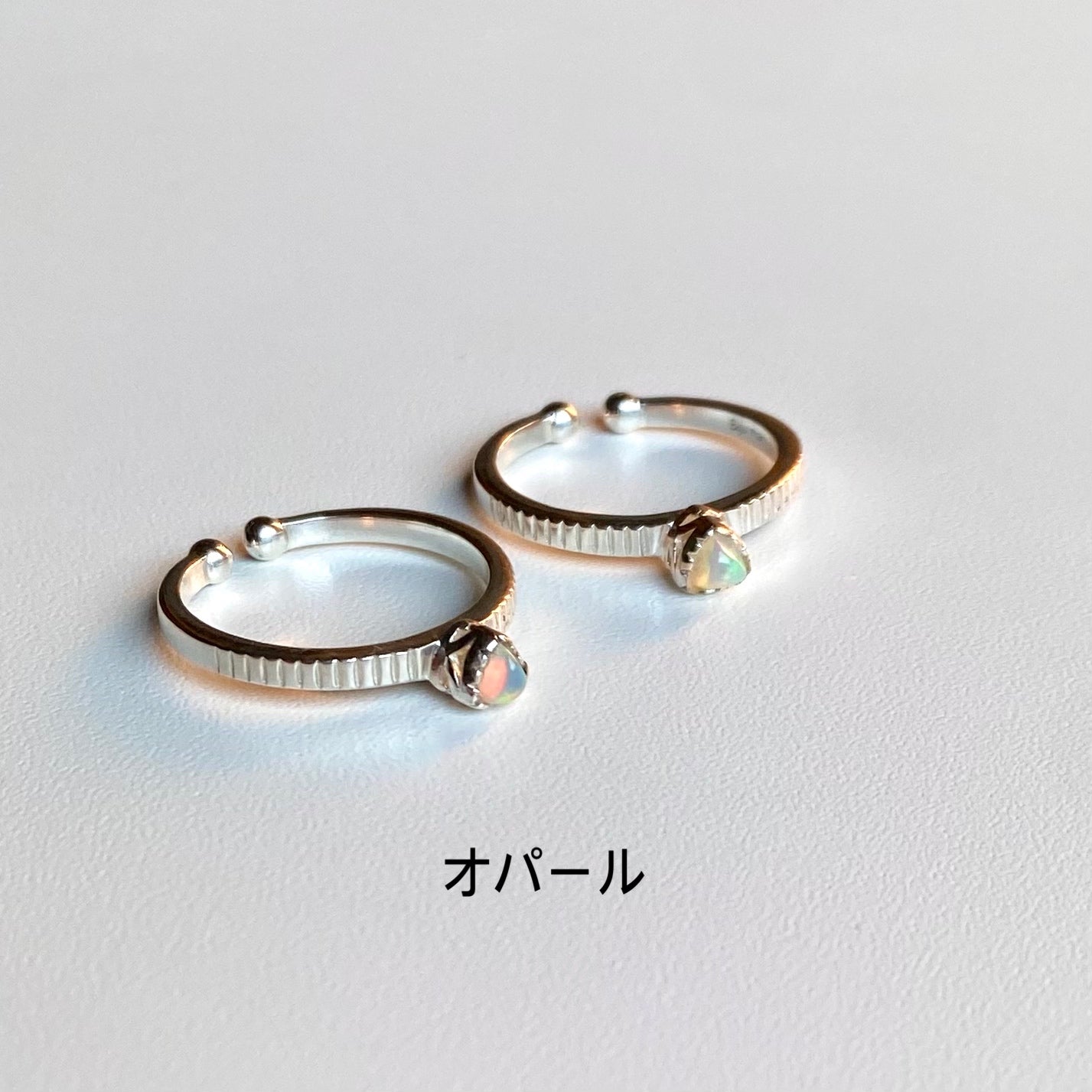 Silver925 petit ring〈triangle〉