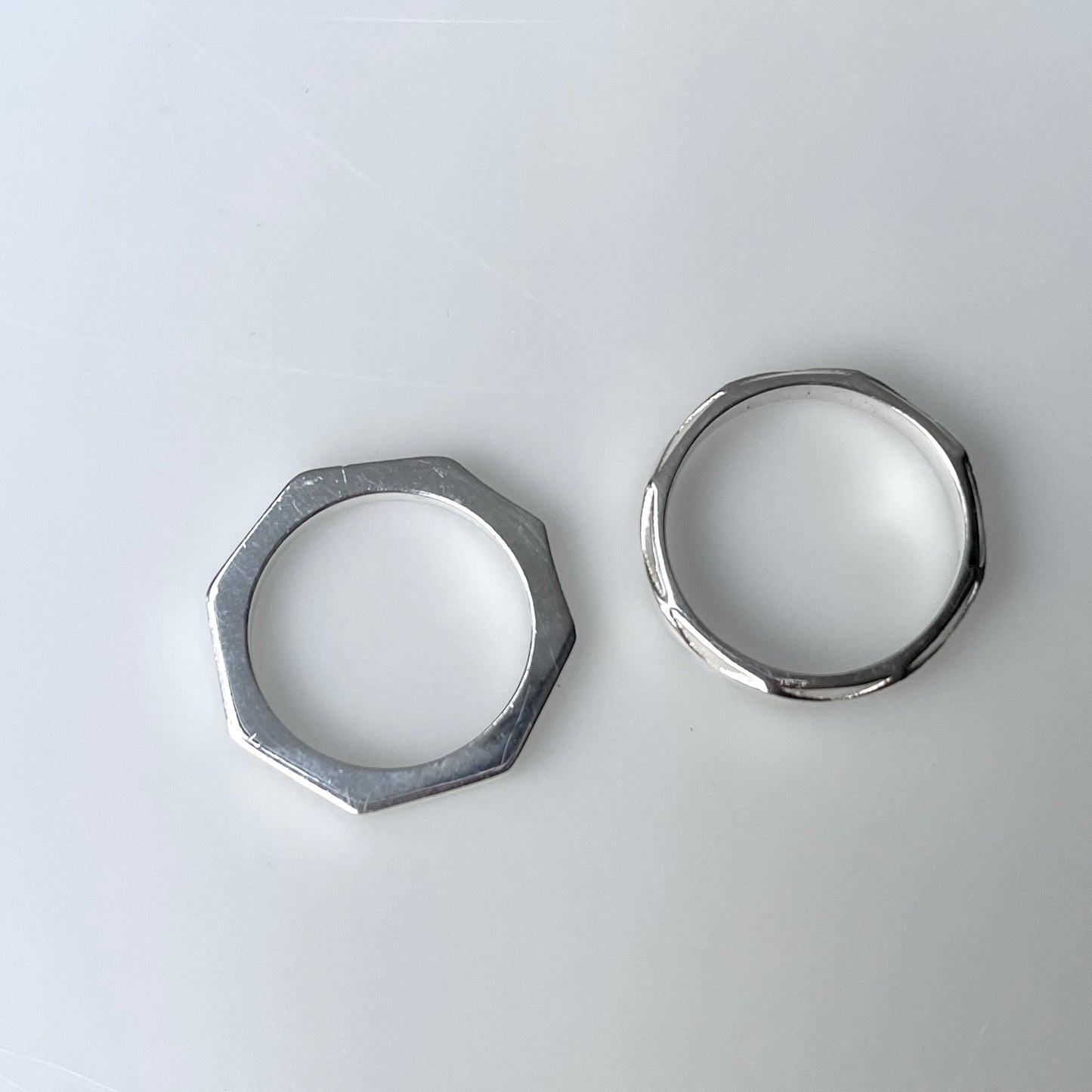 Silver925 plain ring 1