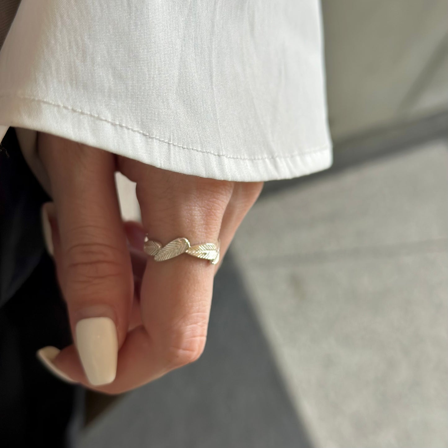 Silver925 plain ring 83