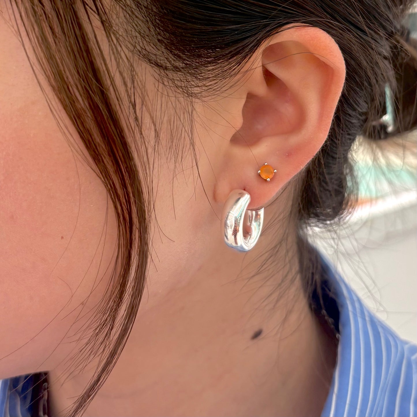 Silver925 Hoop pierce 6