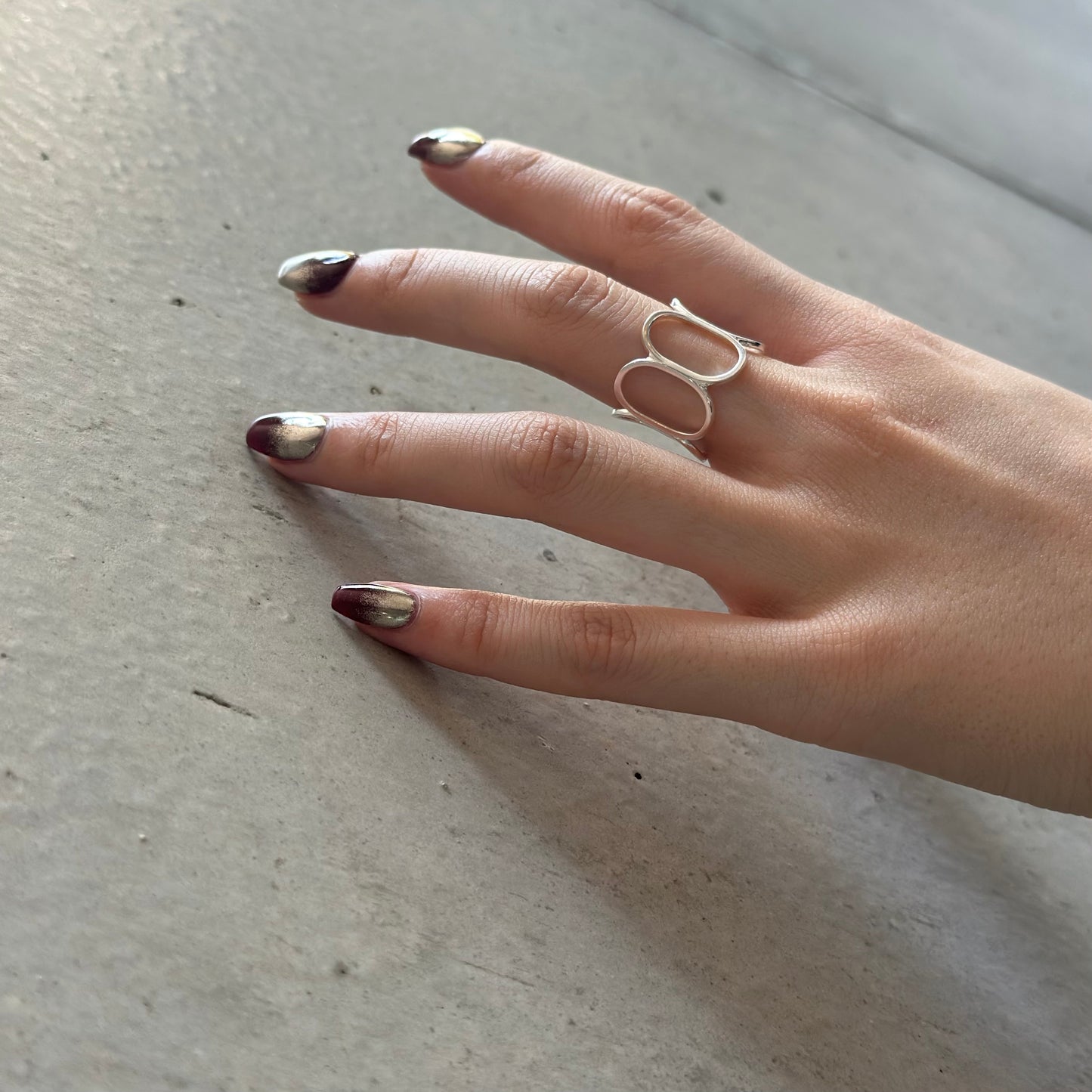 Silver925 plain ring 86