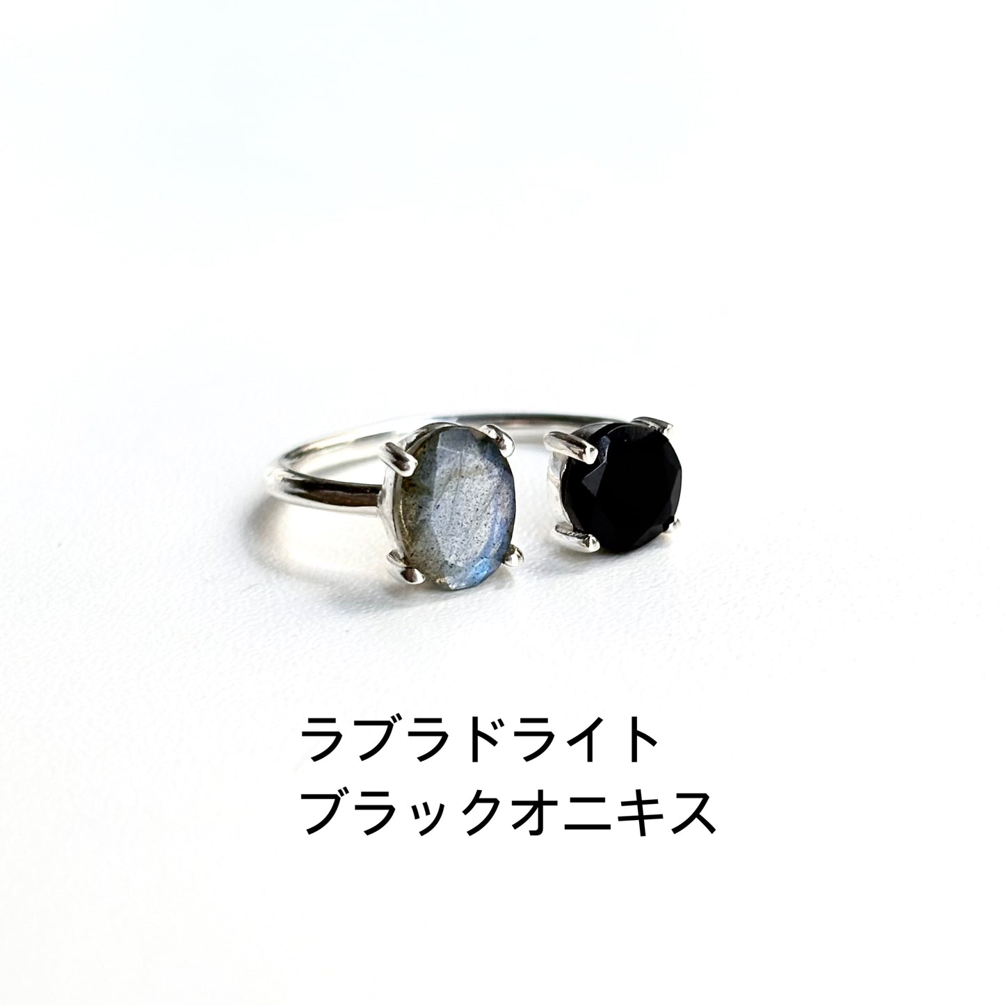 Silver925 2stone ring 16