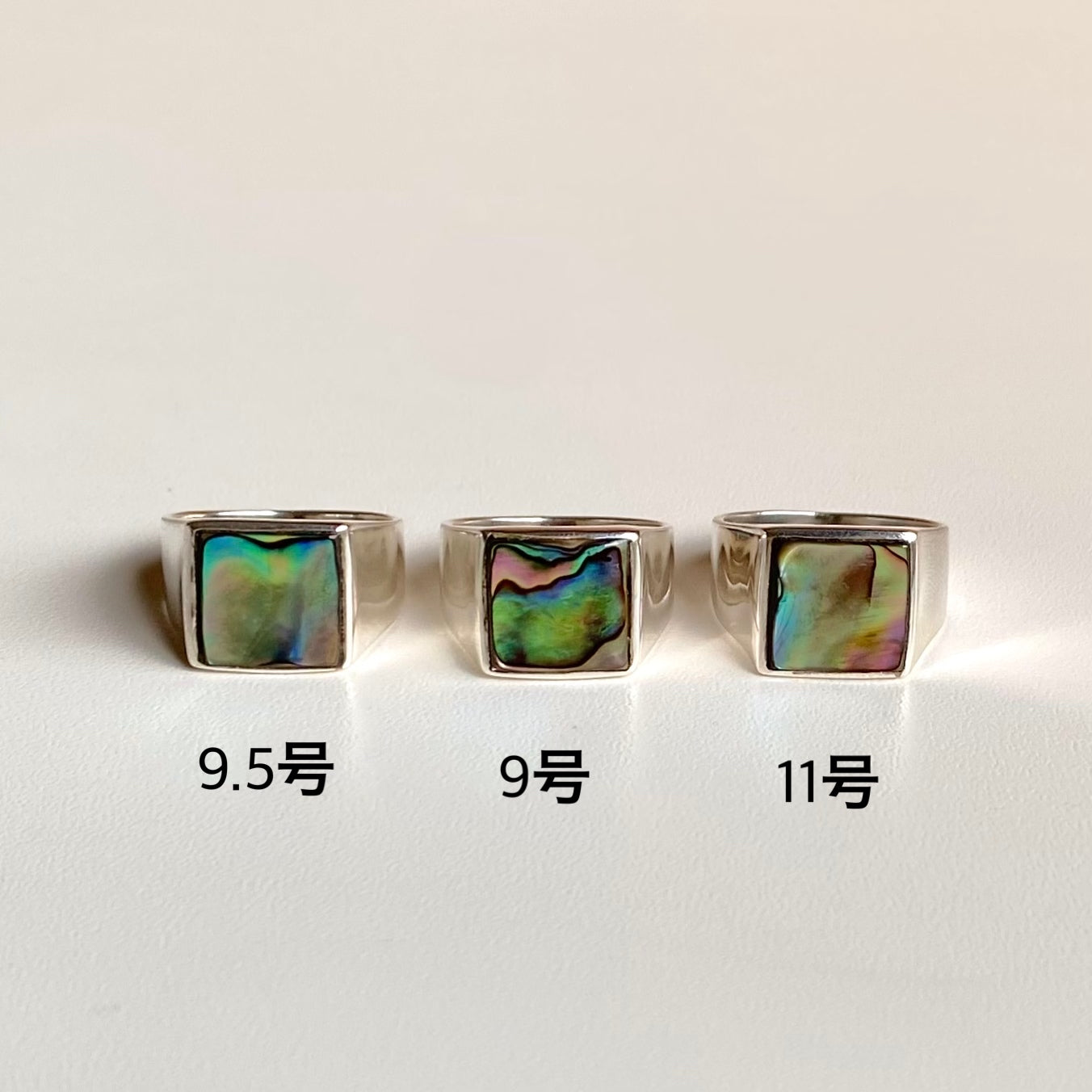 Silver925 square ring 8