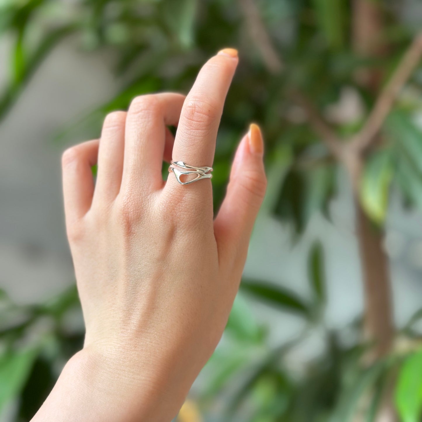 Silver925 plain ring 116